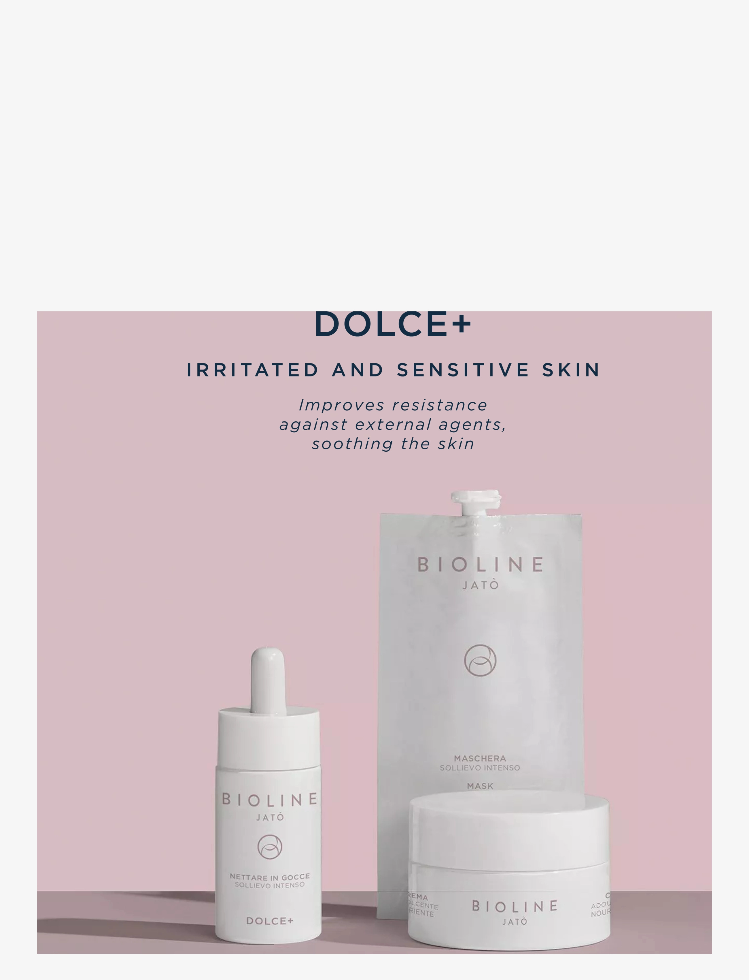 Bioline Jatò - Dolce+ Soothing Moisturizing Cream - fuktkrämer - clear - 1