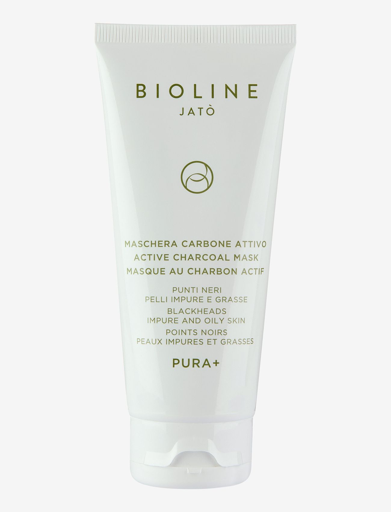 Bioline Jatò - Pura+ Active Charcoal Mask - lermasker - clear - 0