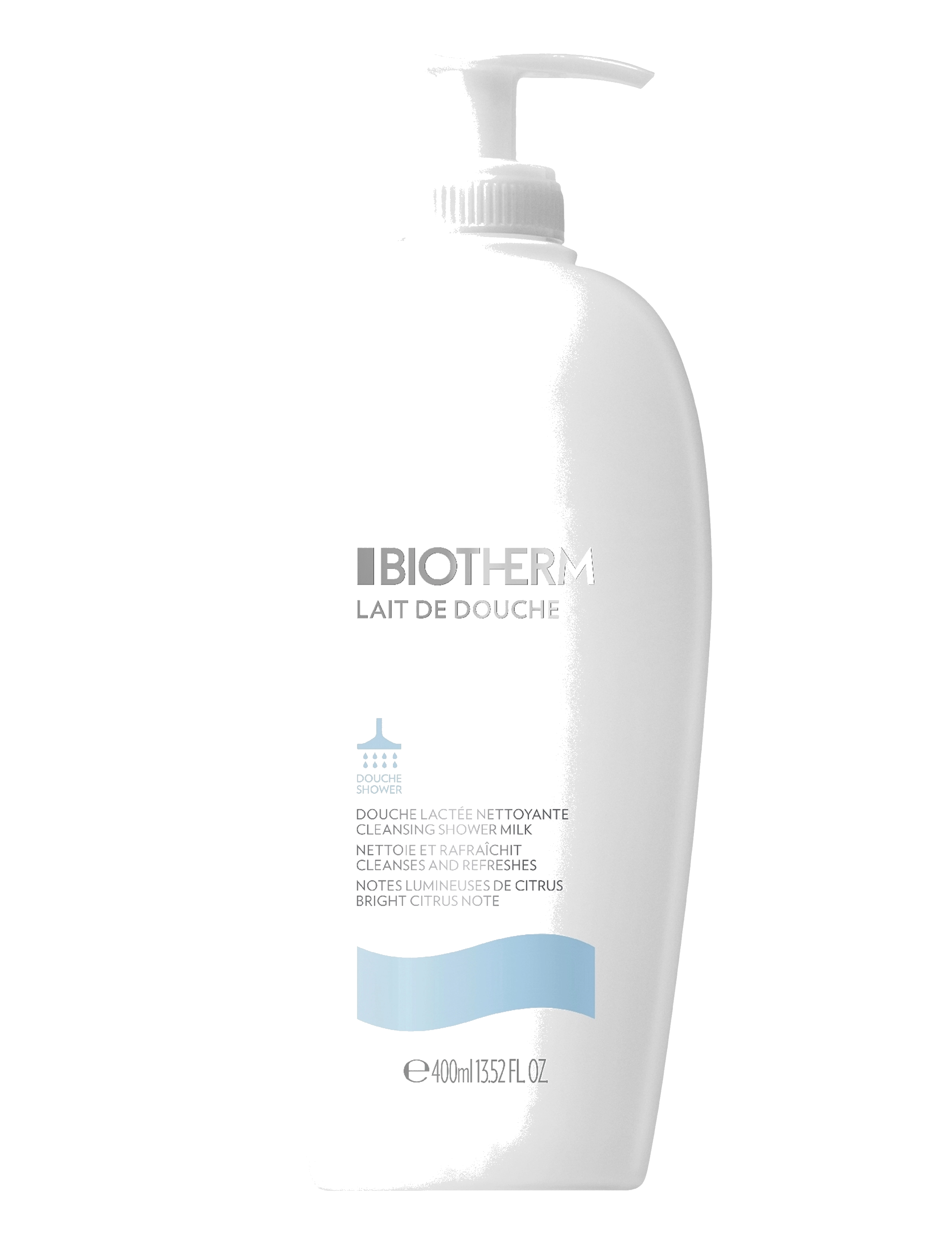 Biotherm Lait Corporel Moisturizing Shower Milk 400Ml, Badekar og bruser, Nude, Str: 400ML