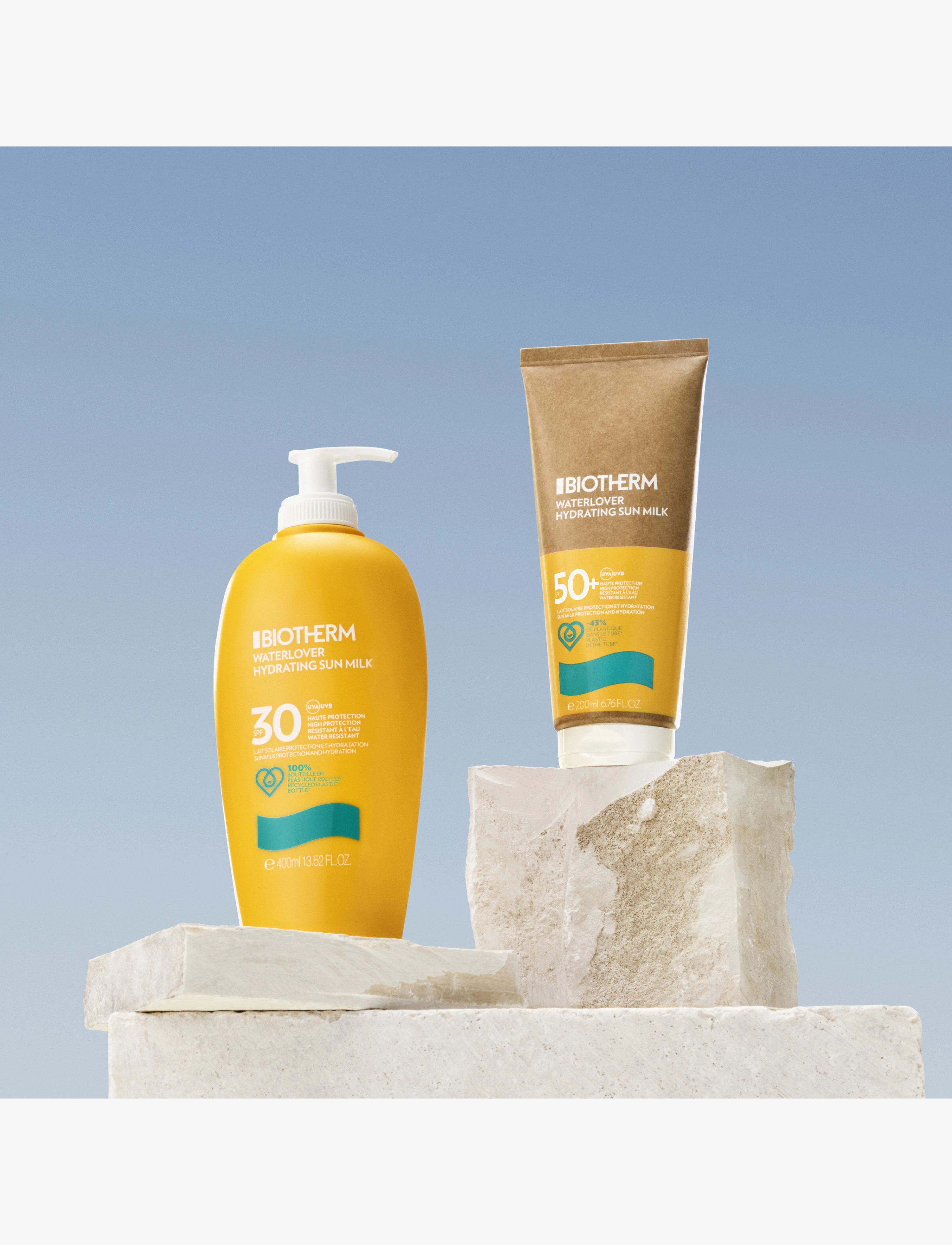 Biotherm - Biotherm Lait Solaire Sun screen SPF30 400ml - solcremer til krop - clear - 2
