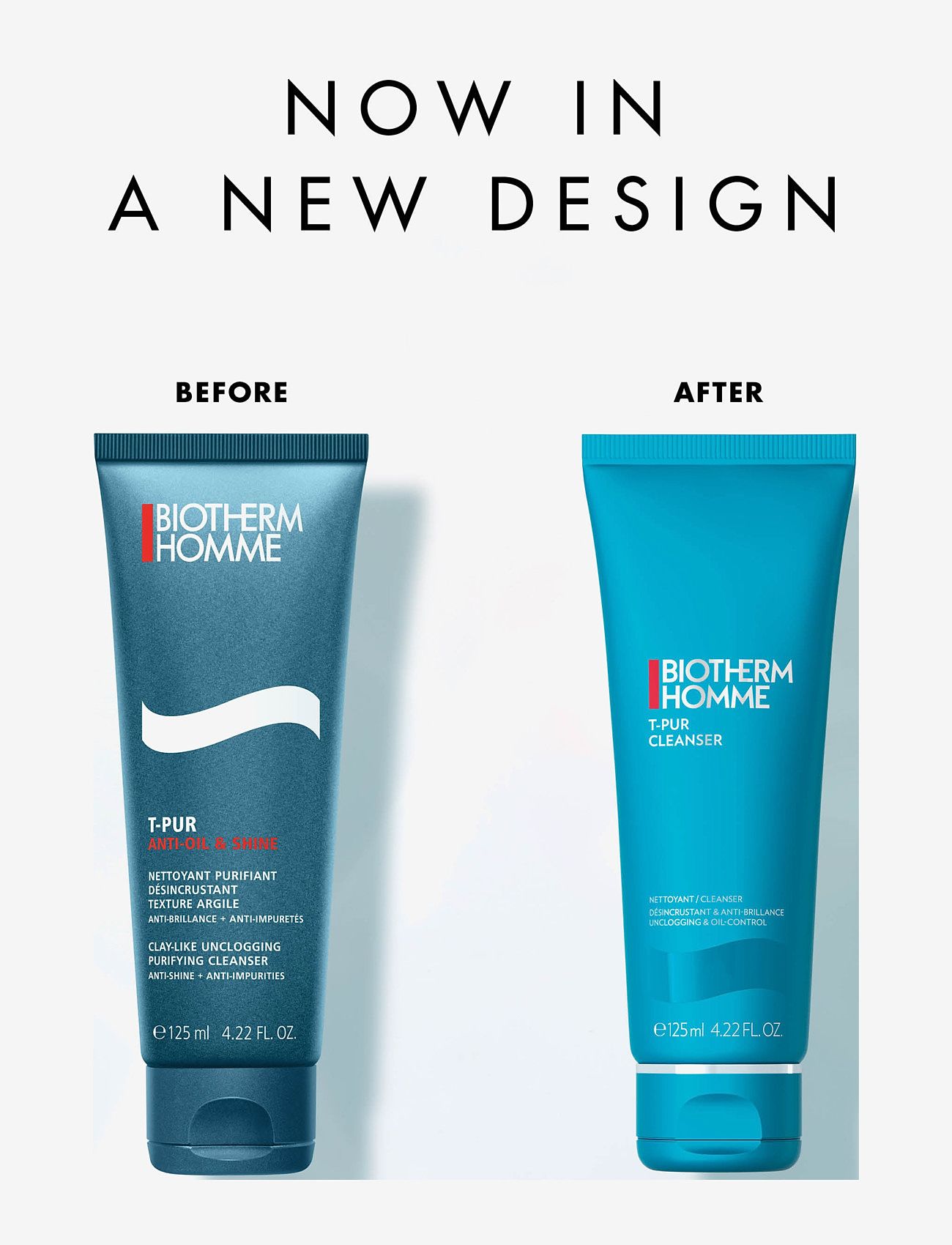 Biotherm - Biotherm T-Pur Cleanser 125ml - miehille - clear - 1