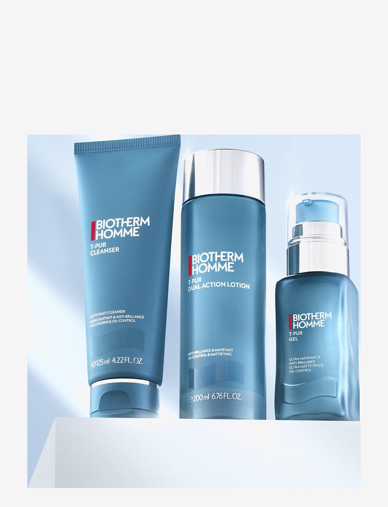 Biotherm - Biotherm T-Pur Cleanser 125ml - miehille - clear - 2