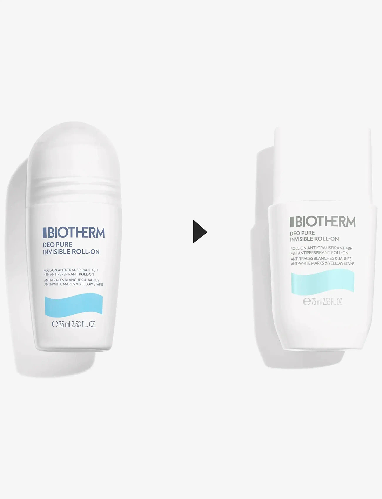 Biotherm - Deo Pure Invisible Invisible Roll-On 48H - roll-on - clear - 1