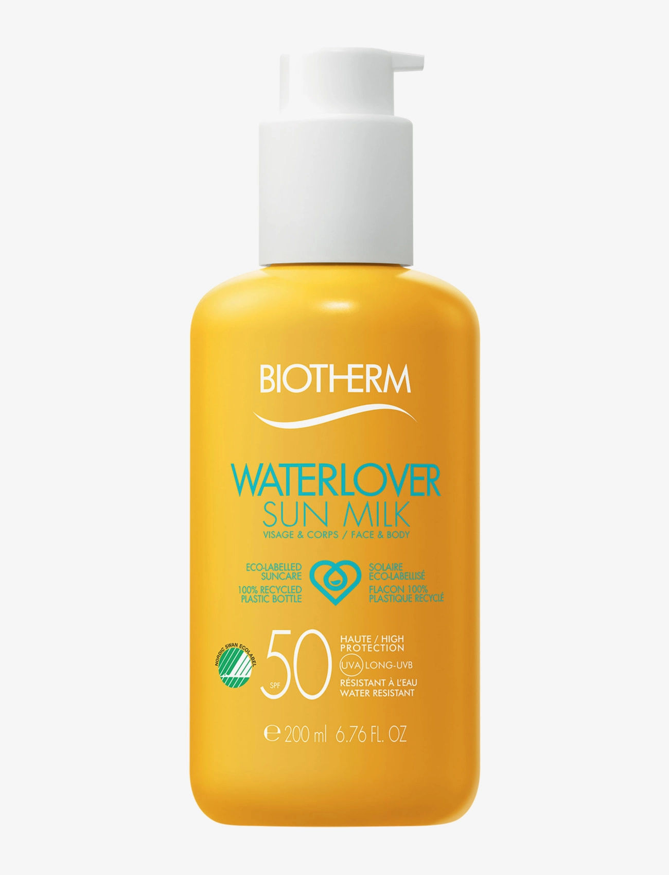 Biotherm - Biotherm Waterlover Sun Milk SPF50 200ml - til kroppen - clear - 3