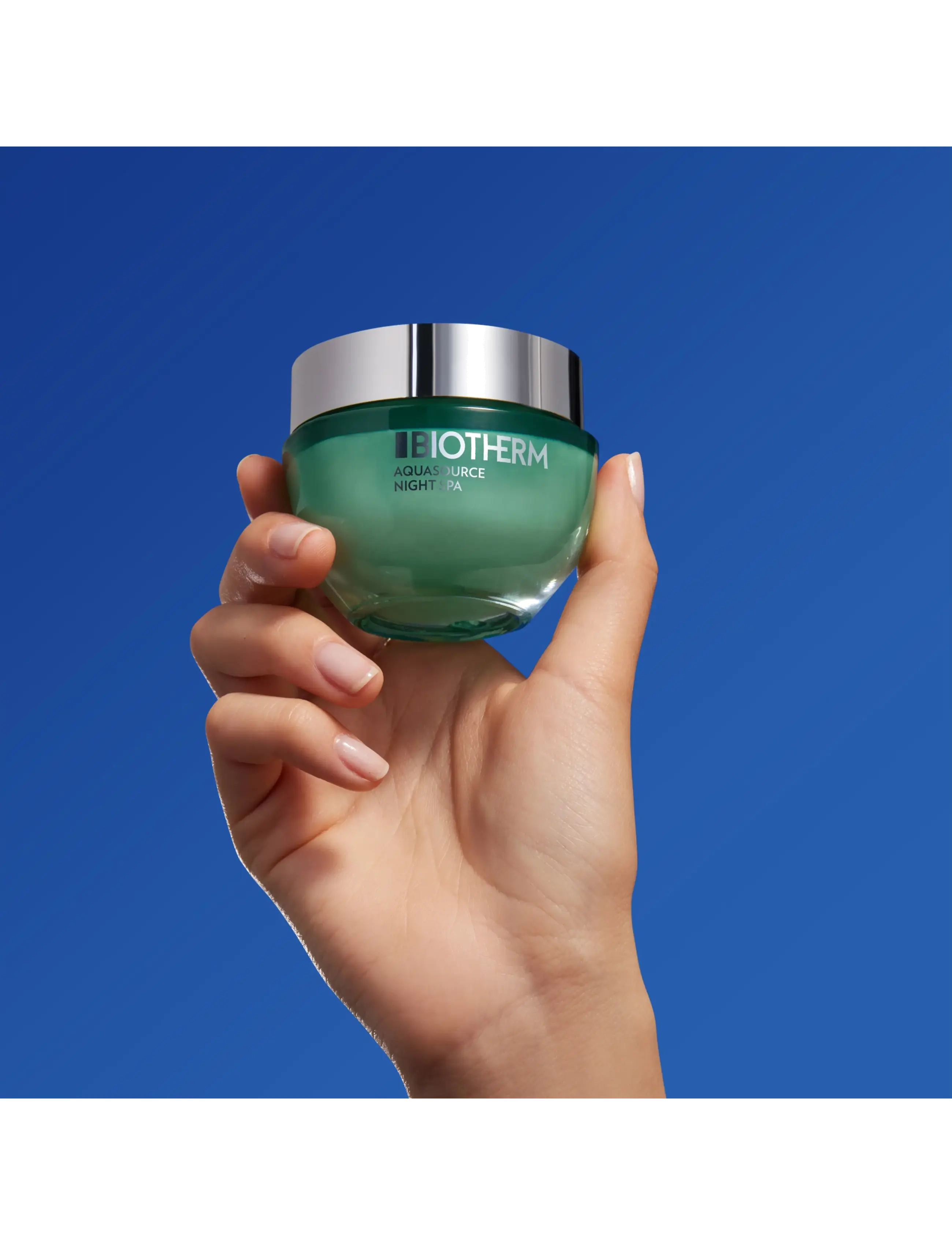 Biotherm - Biotherm Aquasource Night Spa Moisturizing Cream 50ml - sommarens hudvård  - clear - 3