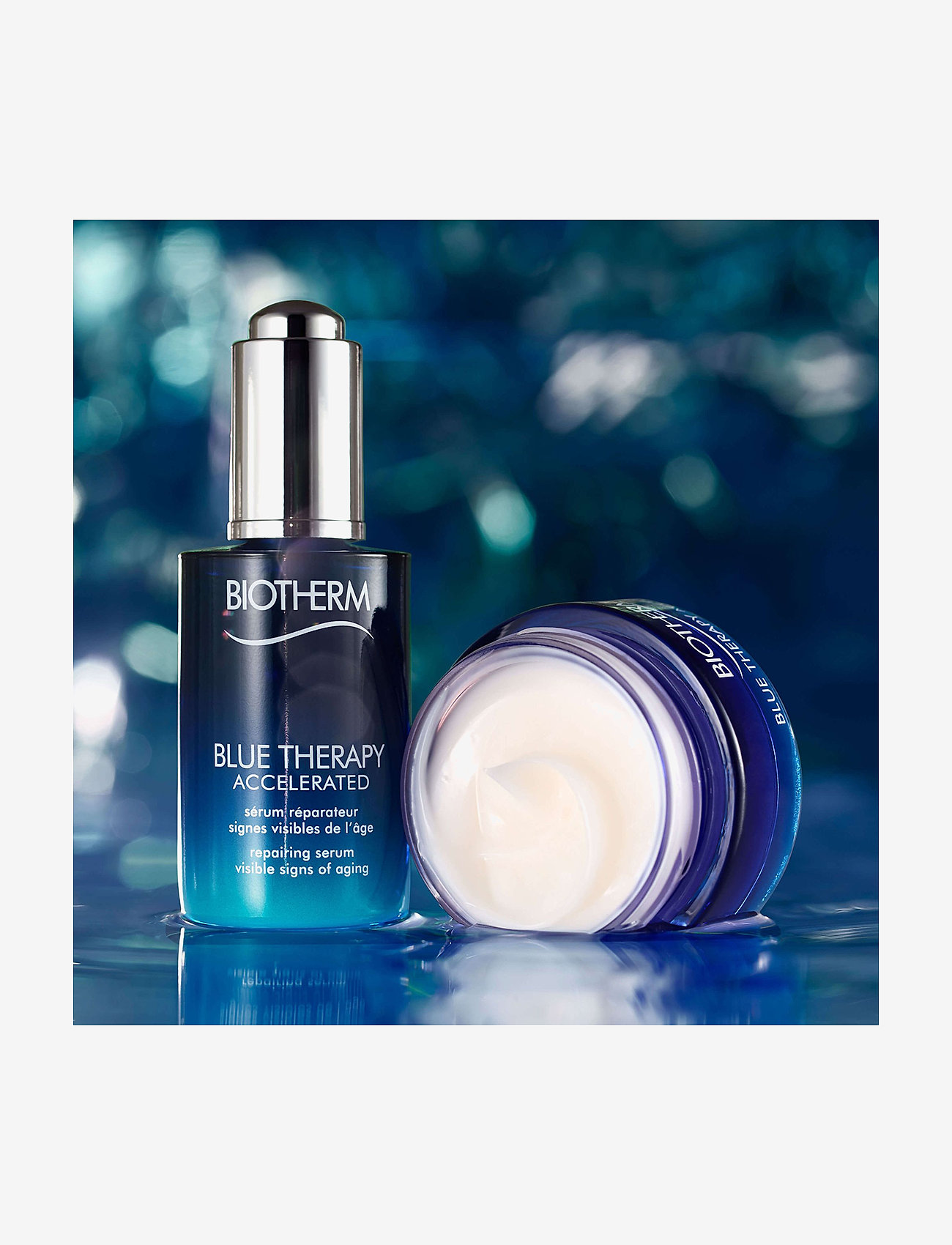 Biotherm - Biotherm Blue Therapy Accelerated Moisturizing Serum 50ml - seerumit ja öljyt - clear - 5