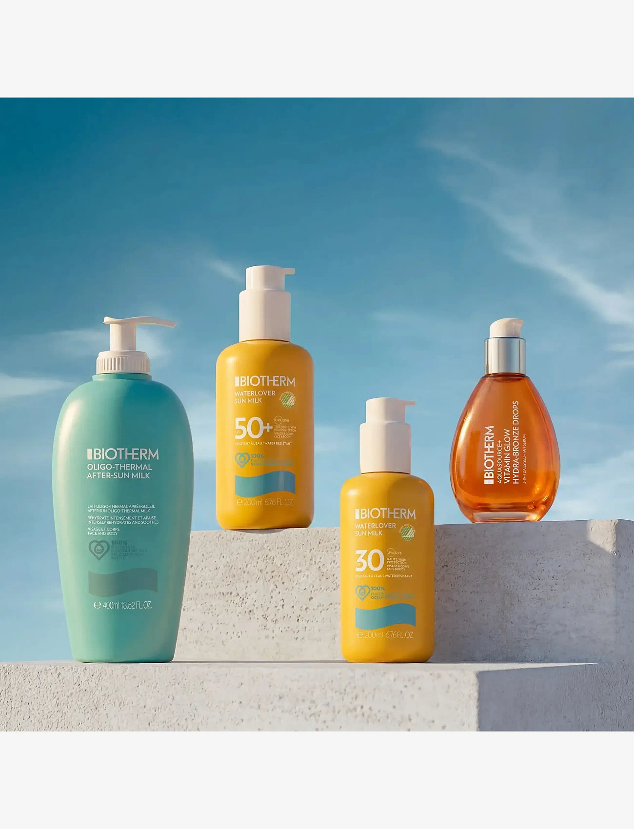 Biotherm - Biotherm Lait Oligo-Thermal Milk Aftersun 400ml - kroppsvård - clear - 2