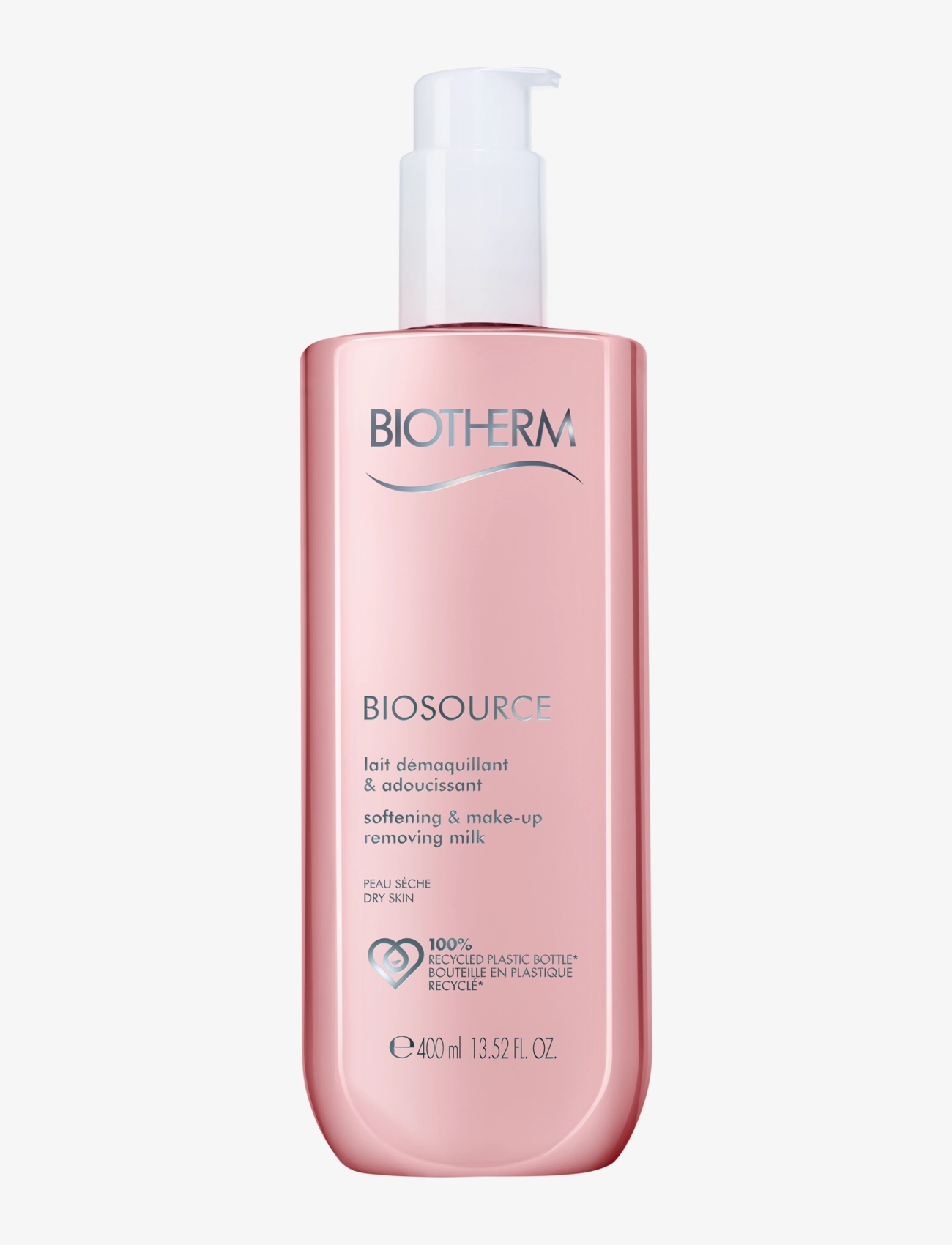 Biotherm Biosource Cleansing Milk Dry 400Ml, Makeupfjerner, Nude, Str: 400ML