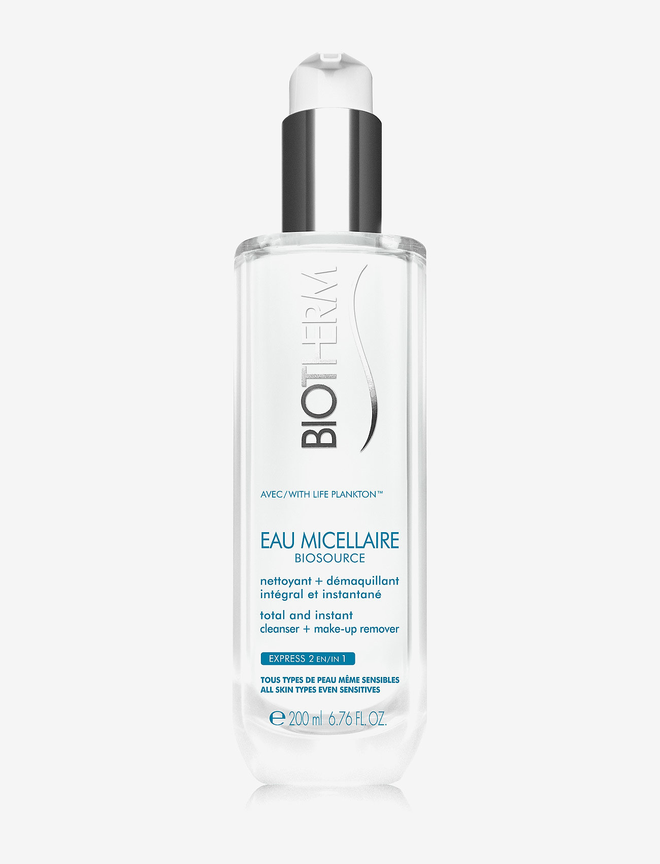 Biotherm Biosource 2-In-1 Cleansing Water 200Ml, Makeupfjerner, Nude, Str: 200ML