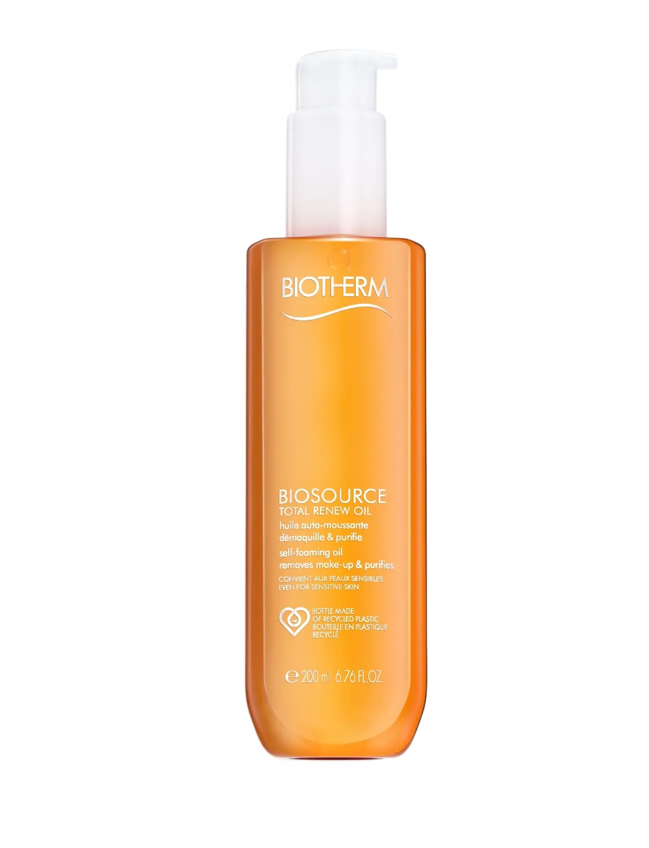 Biotherm Biosource Total Renew Oil Cleanser 200Ml, Vinegar & Dressing Bottles Cleanser, Nude, Str: 200ML