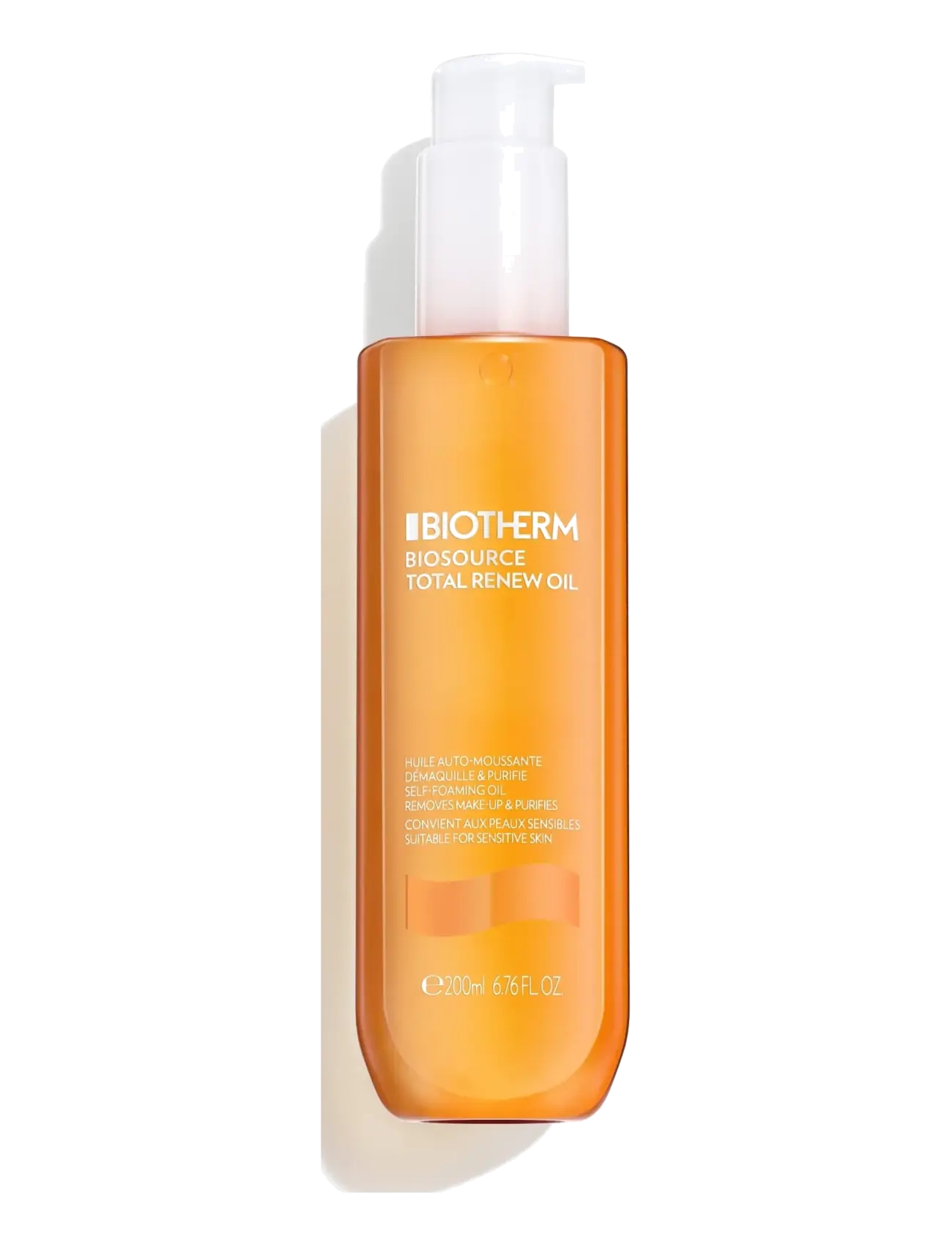 Biotherm Biotherm Biosource Total Renew Oil Cleanser 200ml - Makeupfjernere - CLEAR / undefined