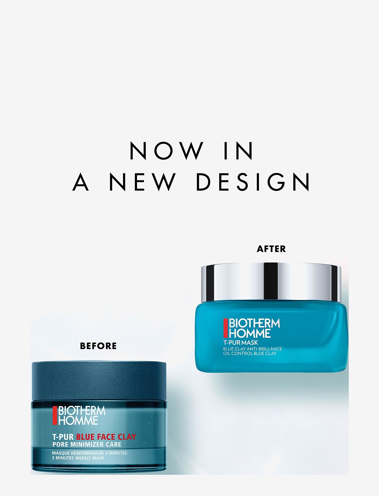 Biotherm - T-Pur Blue Face Clay mask - ansigtsmasker - no color - 1