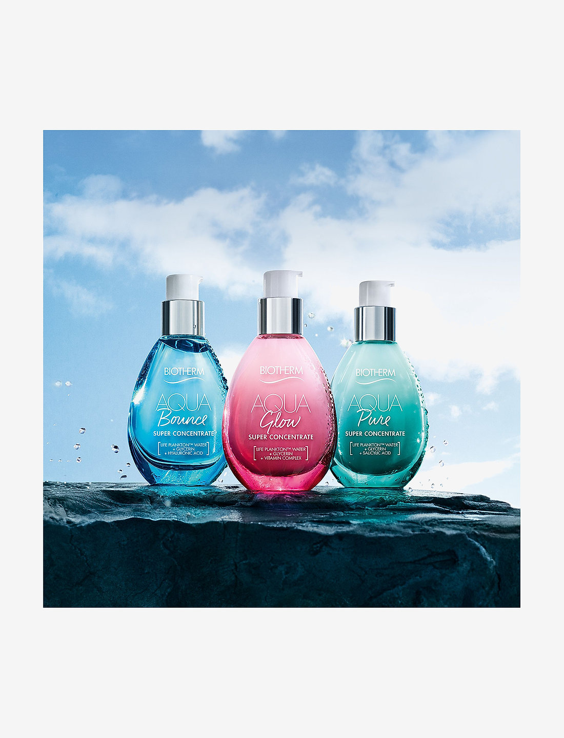 Biotherm - Biotherm Aqua Pure Moisturizing Super Concentrate 50ml - sommerens hudpleje - no color - 4