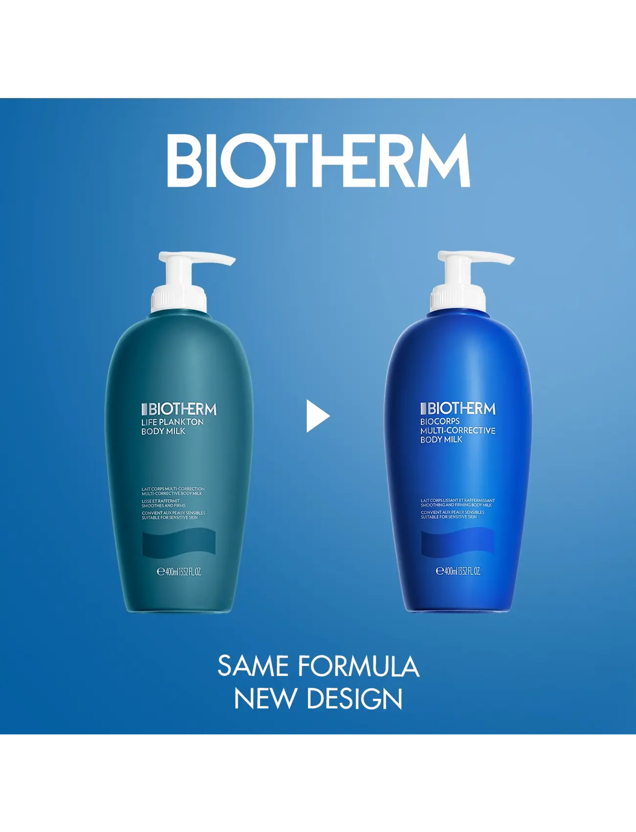Biotherm - Biotherm Biocorps Multi-Corrective Moisturizing Body Milk 400ml - lotion & creme - clear - 2