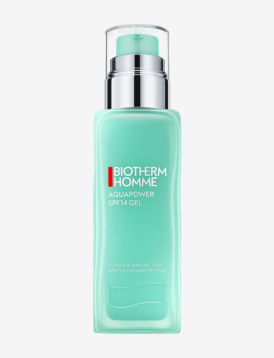 Biotherm - Biotherm Homme Aquapower SPF14 Moisturizing Gel 75ml - kosteusvoiteet - clear - 0