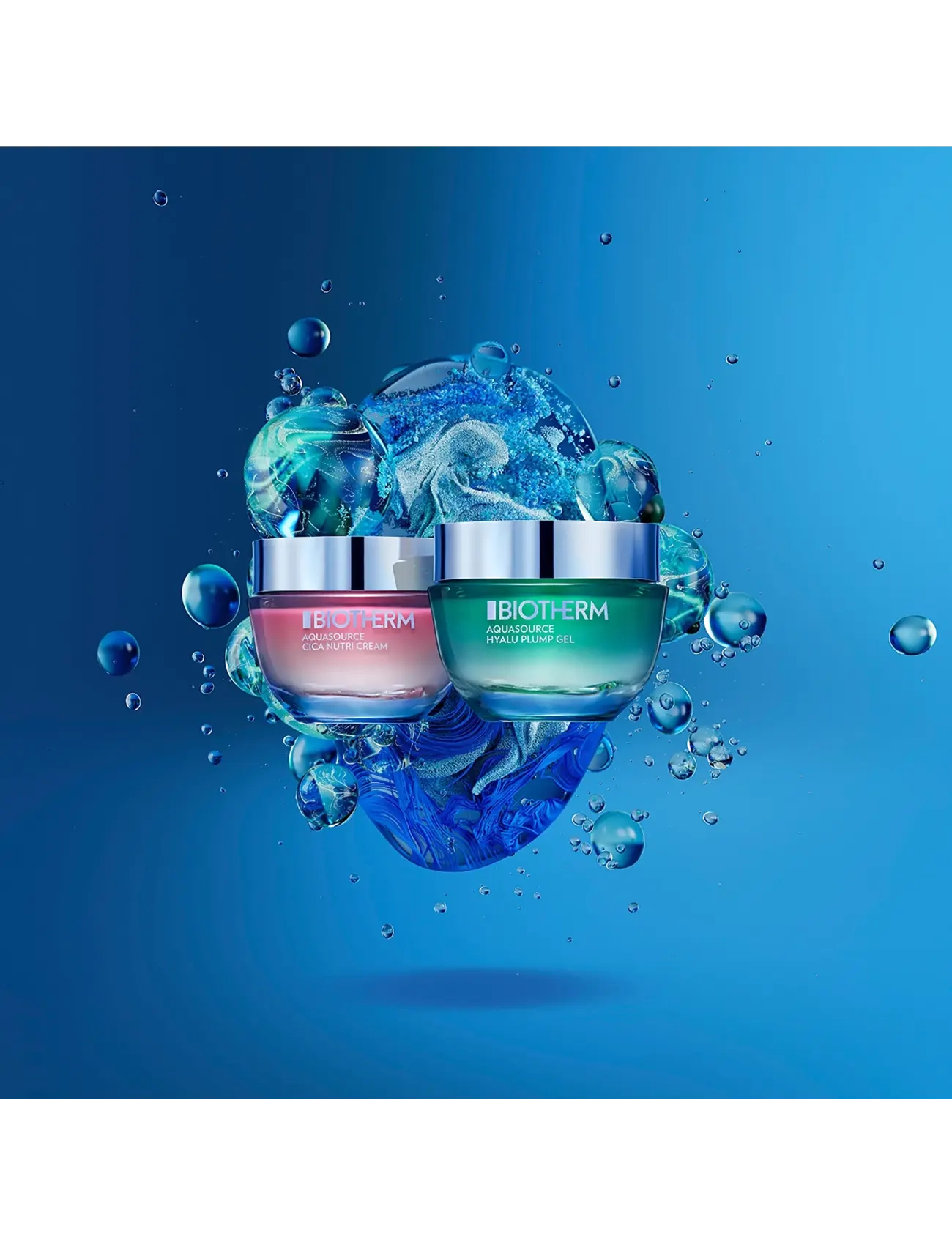 Biotherm - Biotherm Aquasource Cica Nutri Moisturizing Day Cream 50ml - sommarens hudvård  - clear - 3