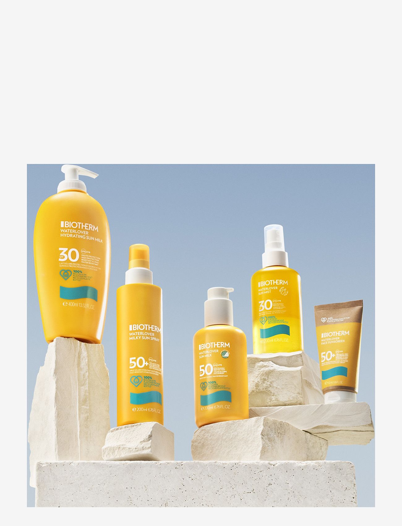 Biotherm - Biotherm Waterlover Hydrating Sunmilk SPF50 200ml - för kroppen - clear - 3