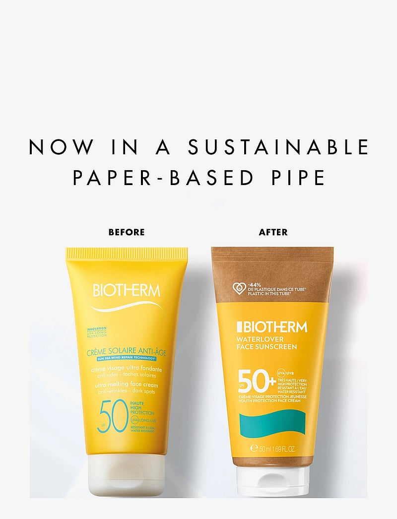 Biotherm - Biotherm Waterlover Creme Solaire Anti-Age SPF50 50ml - til ansigtet - clear - 2