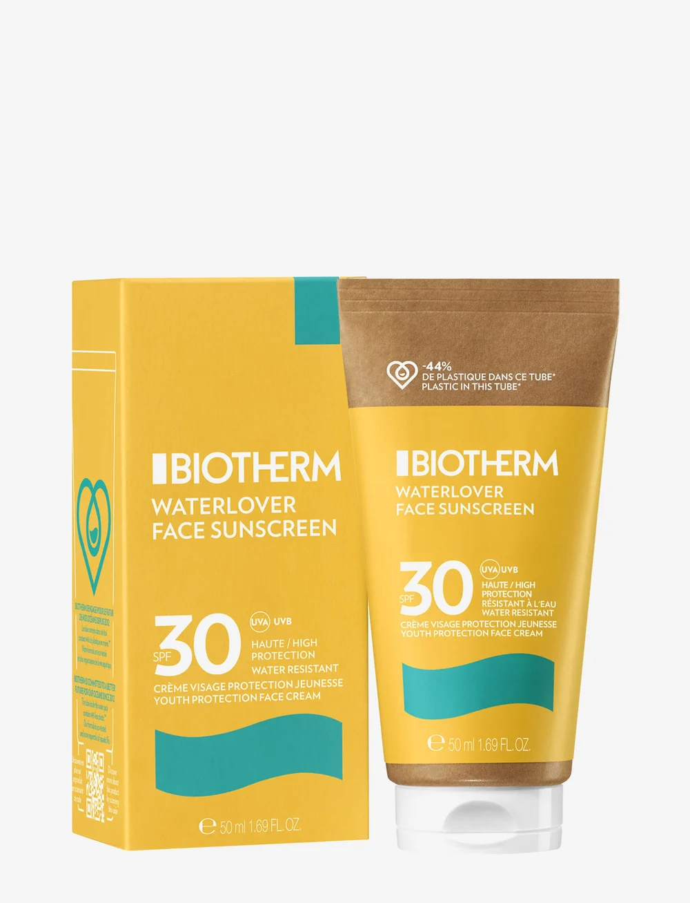 Biotherm - Biotherm Waterlover Creme Solaire Anti-age SPF30 50ml - för ansiktet - clear - 1
