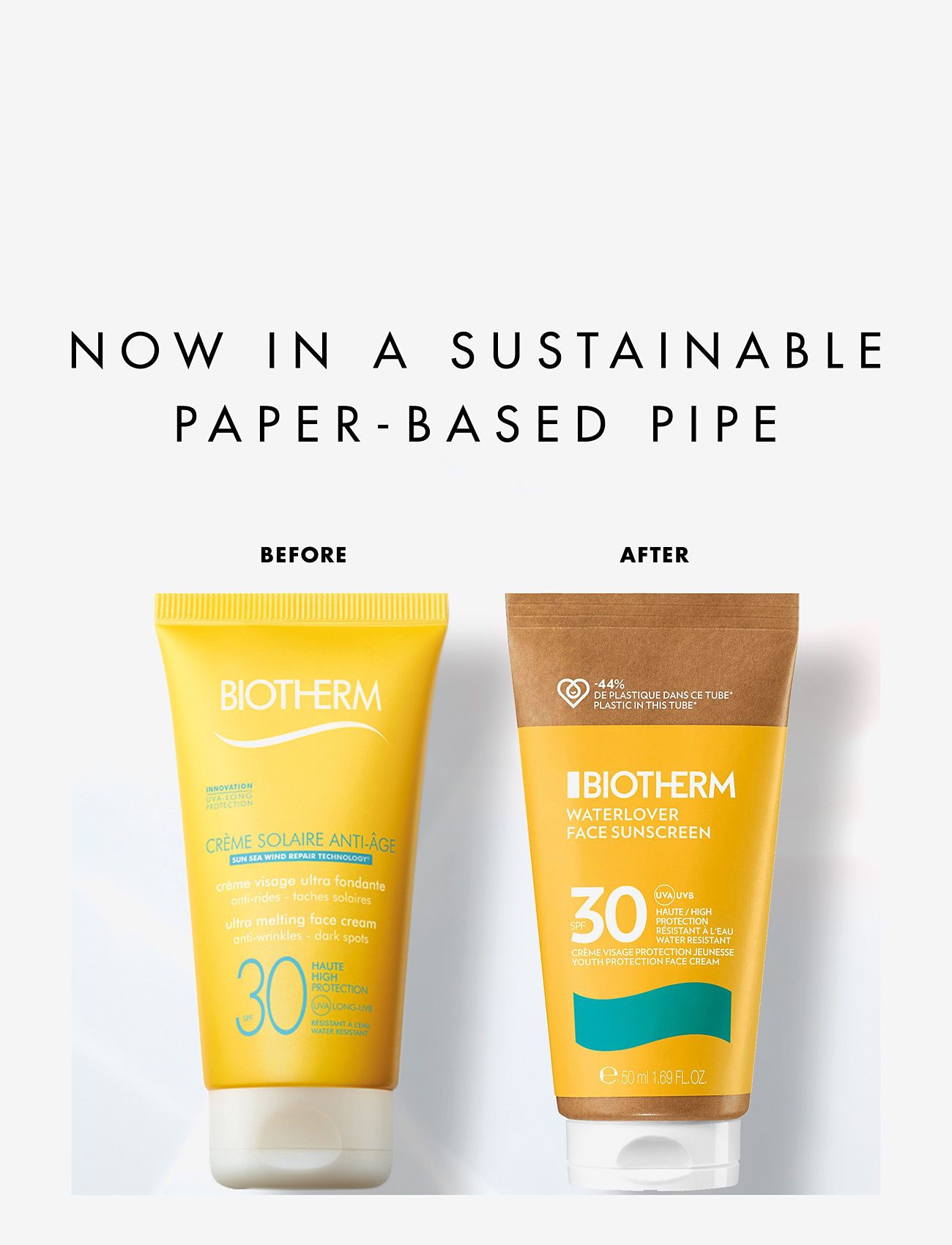 Biotherm - Biotherm Waterlover Creme Solaire Anti-age SPF30 50ml - til ansigtet - clear - 2