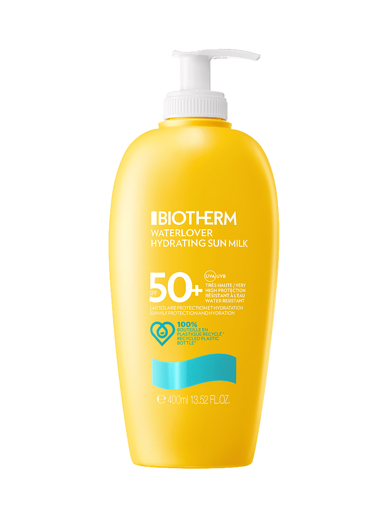 Biotherm - Biotherm Waterlover Hydrating Sun Milk SPF50 400ml - til kroppen - clear - 0