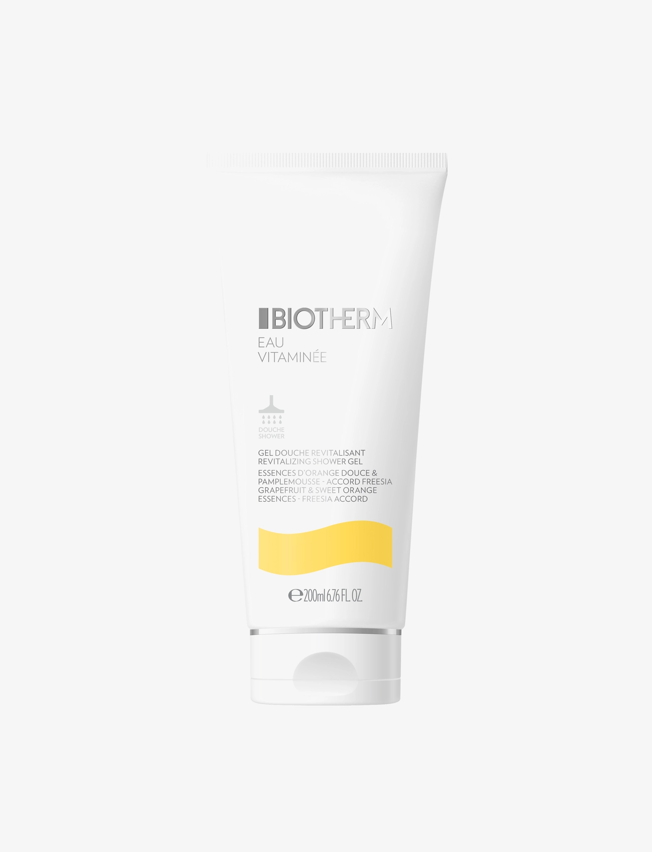 Biotherm Eau Vitaminee Shower Gel 200Ml, Badekar og bruser, Nude, Str: 200 ml