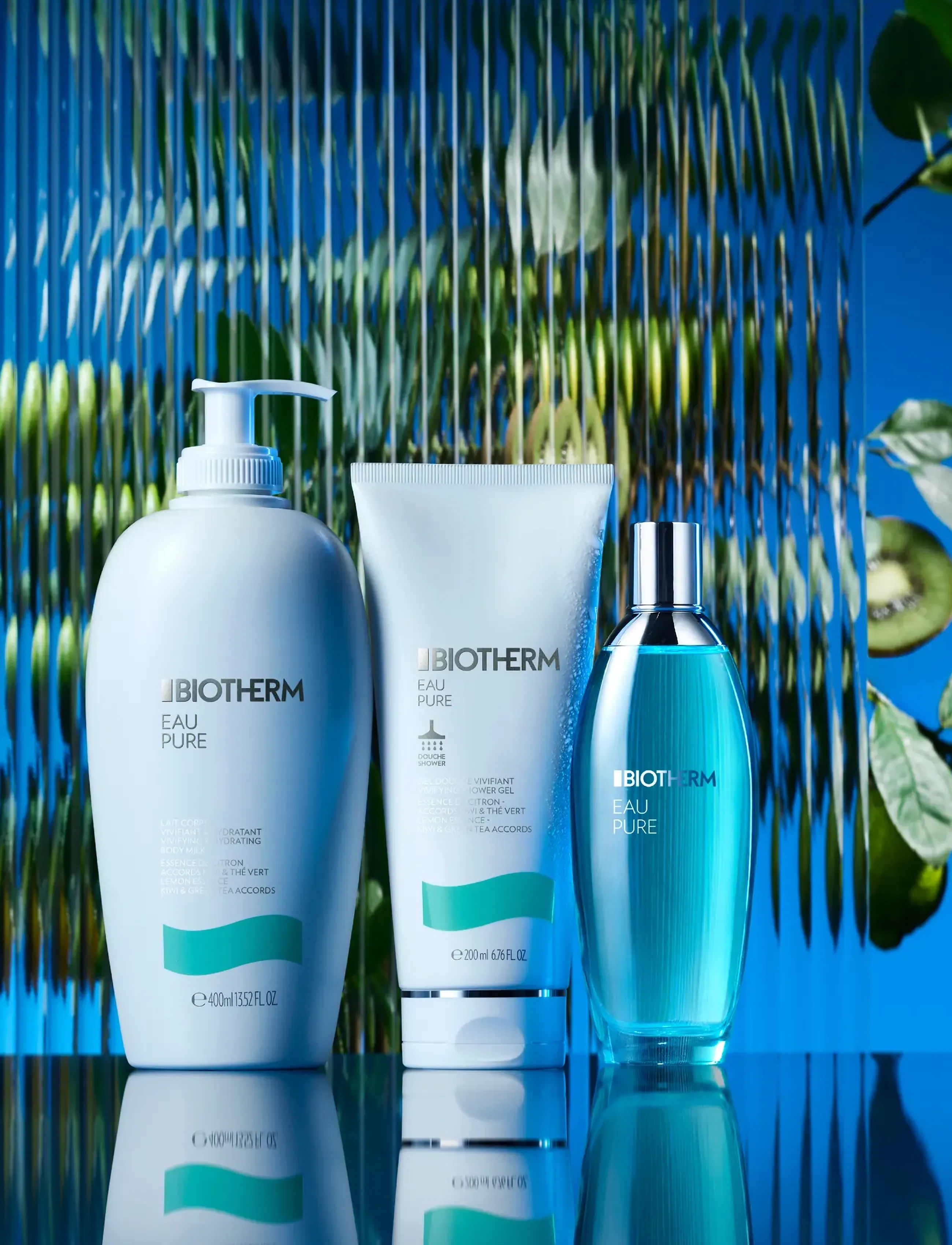 Biotherm - Biotherm Eau Pure Body Lotion 400ml - lotion & cream - clear - 3