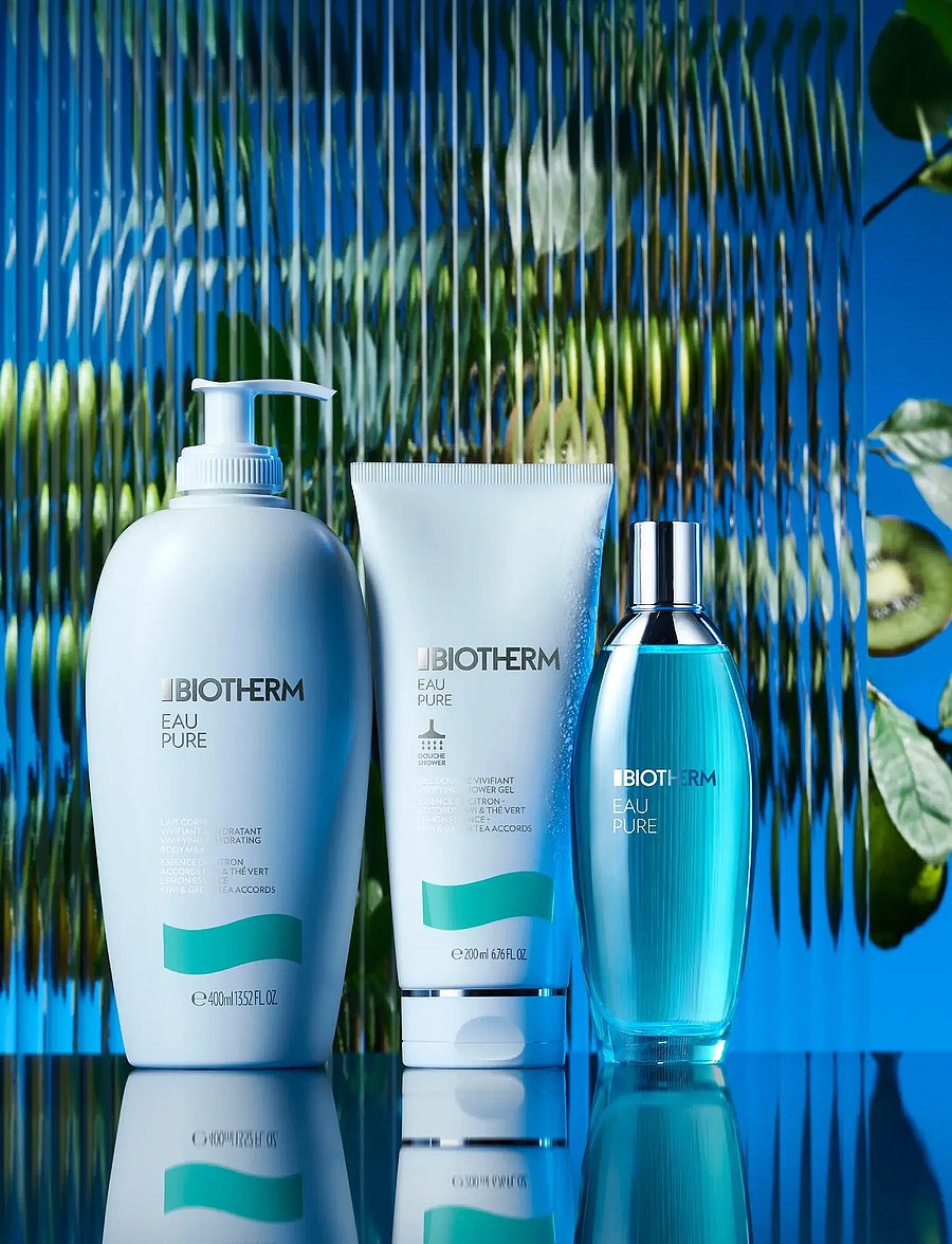 Biotherm - Biotherm Eau Pure Body Lotion 400ml - lotion & cream - clear - 3