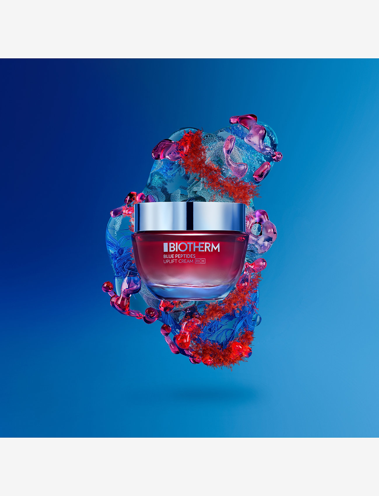 Biotherm - Biotherm Blue Peptides Uplift Rich Moisturizing Cream 50ml - sommerens hudpleje - clear - 3