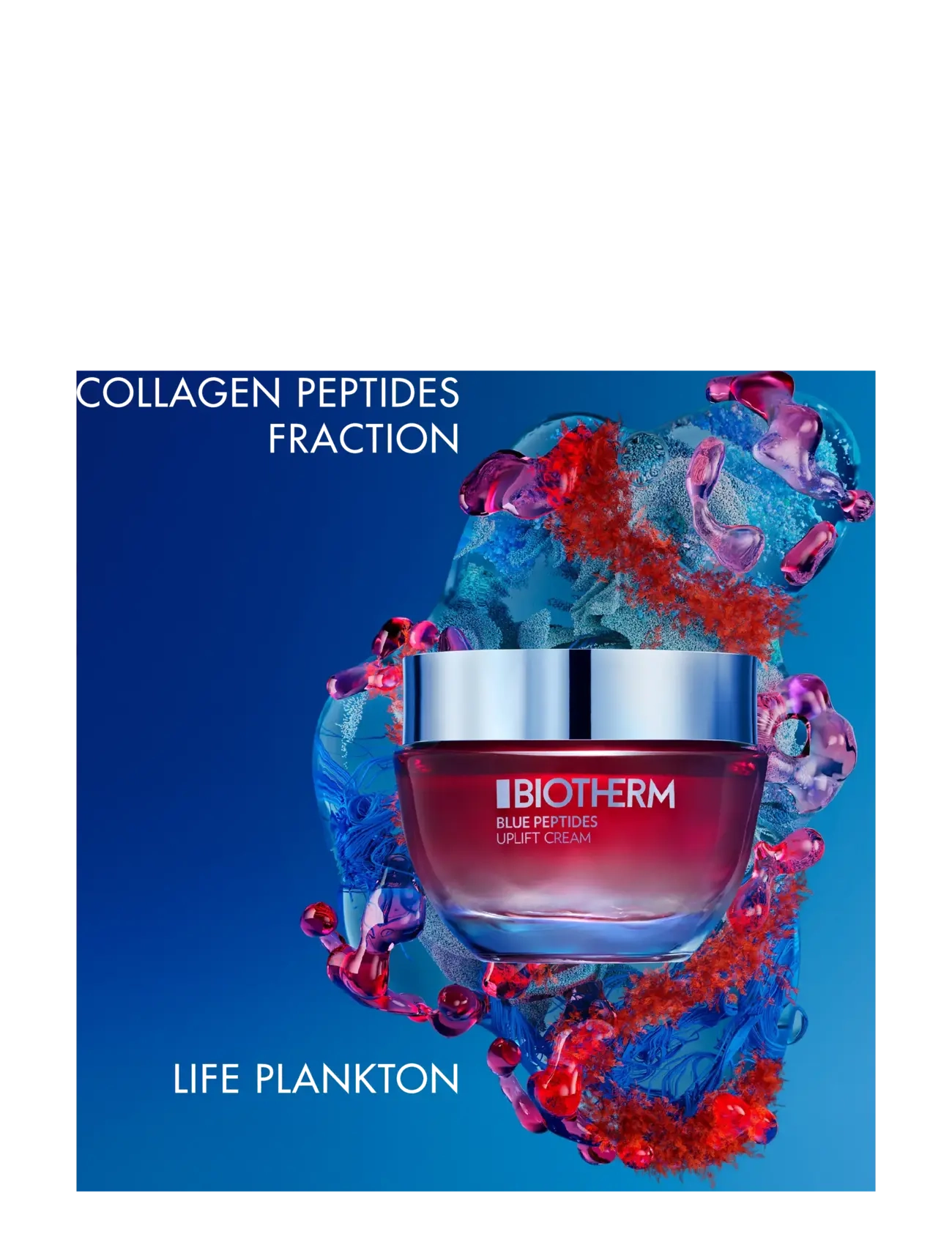 Biotherm - Biotherm Blue Peptides Uplift Moisturizing Cream 75ml - sommerens hudpleje - clear - 3