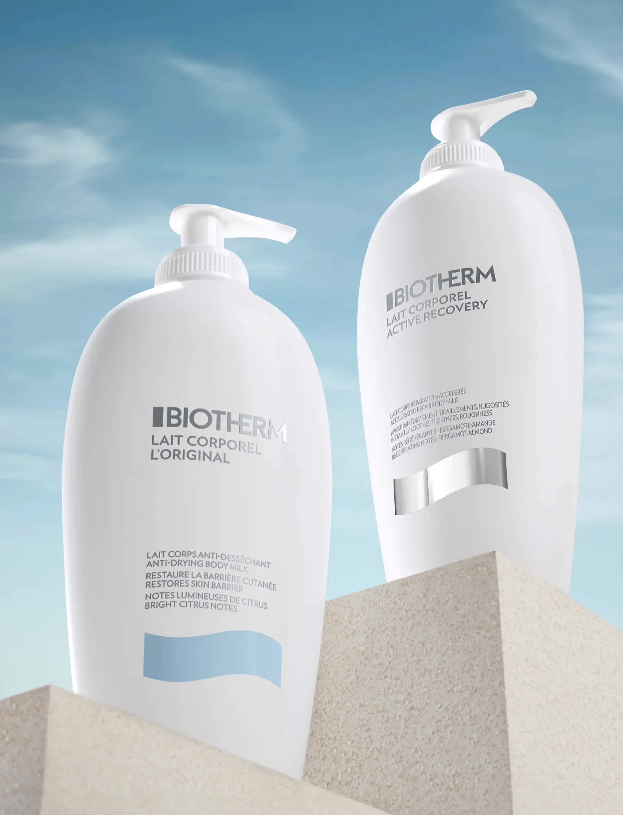 Biotherm - Biotherm Lait Corporel Active Recovery Moisturizing Body Lotion 400ml - lotion & creme - clear - 0