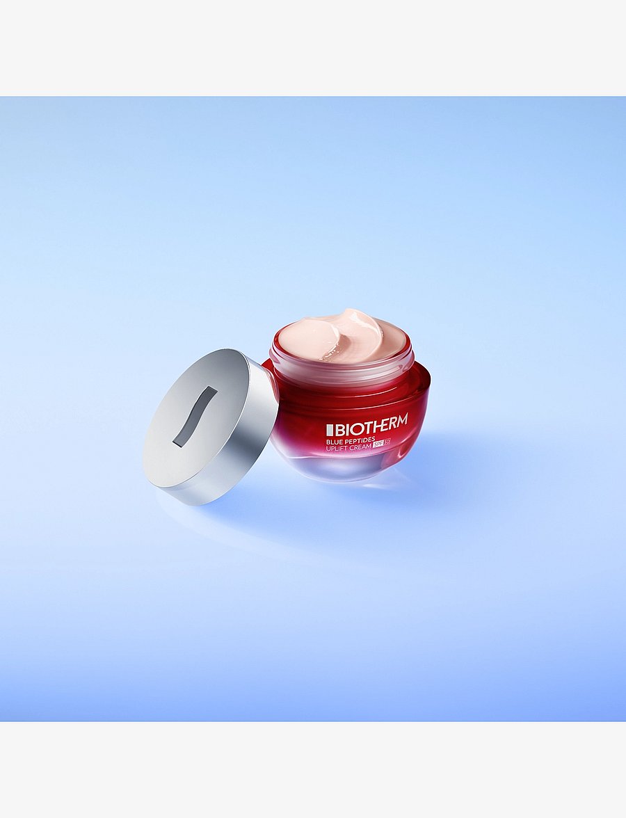 Biotherm - Biotherm Blue Peptides Uplift Moisturizing Cream SPF30 50ml - sumarhúð - clear - 2