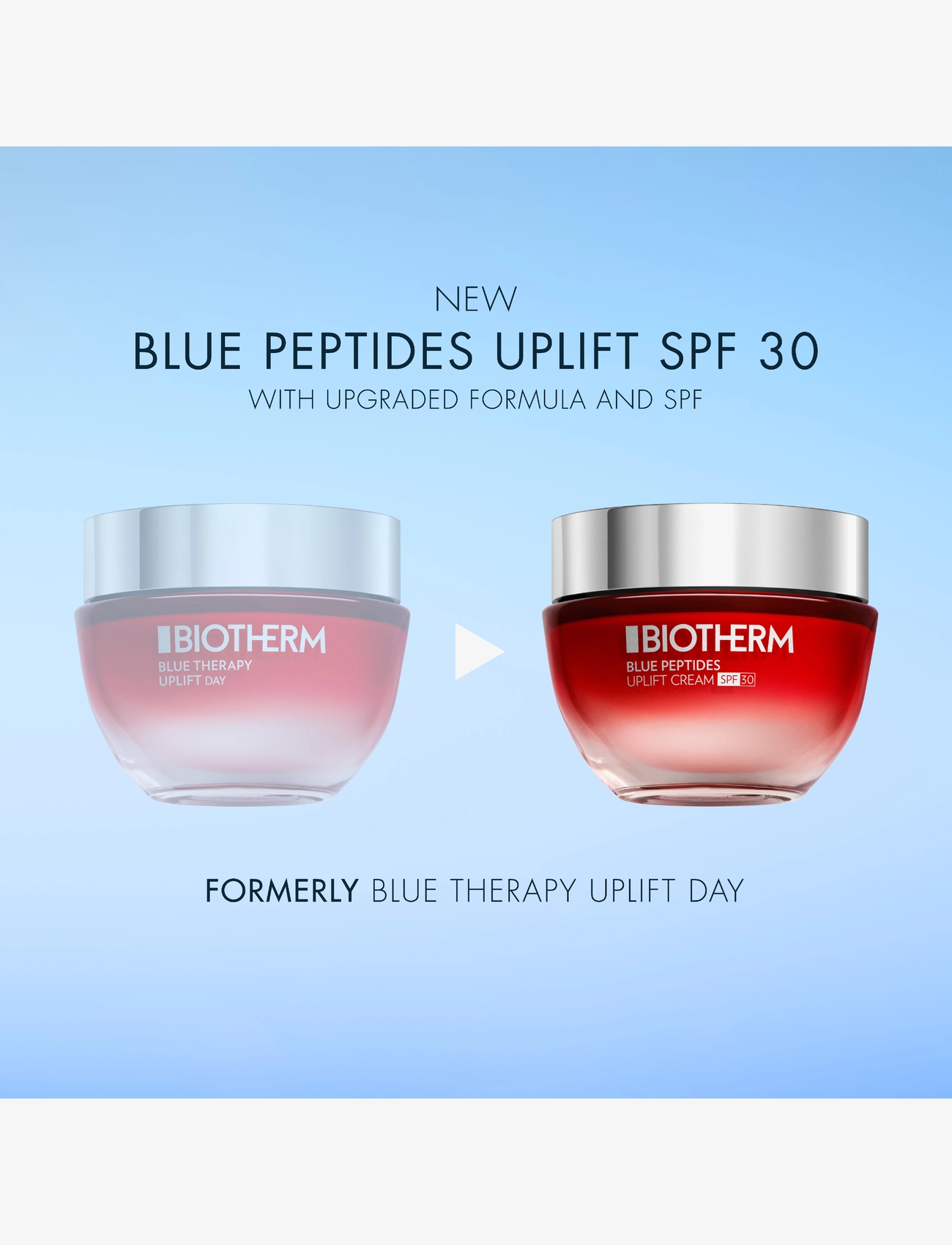 Biotherm - Biotherm Blue Peptides Uplift Moisturizing Cream SPF30 50ml - sumarhúð - clear - 5