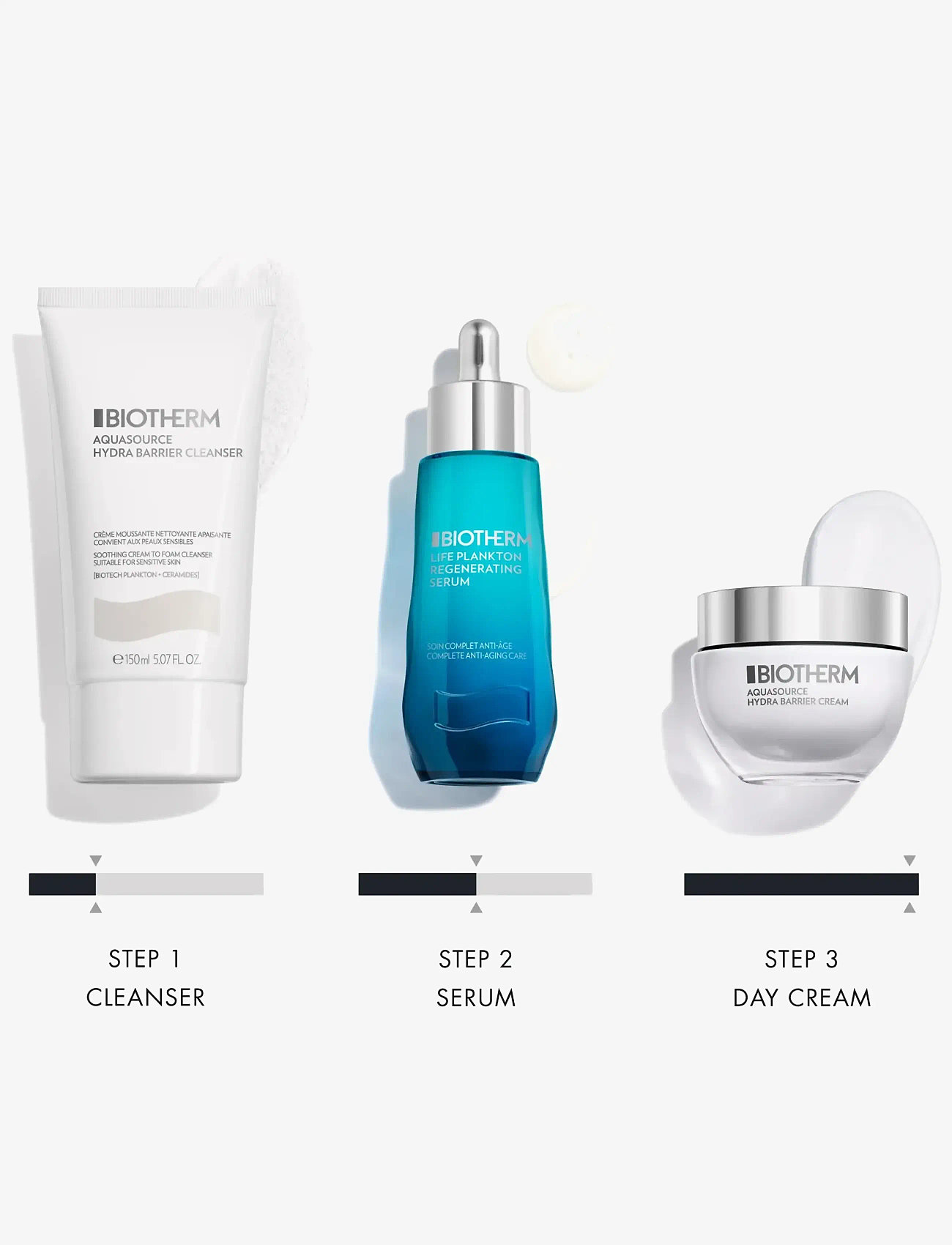 Biotherm - Biotherm Aquasource Hydra Barrier Moisturizing Cream 50ml - fugtpleje - clear - 3
