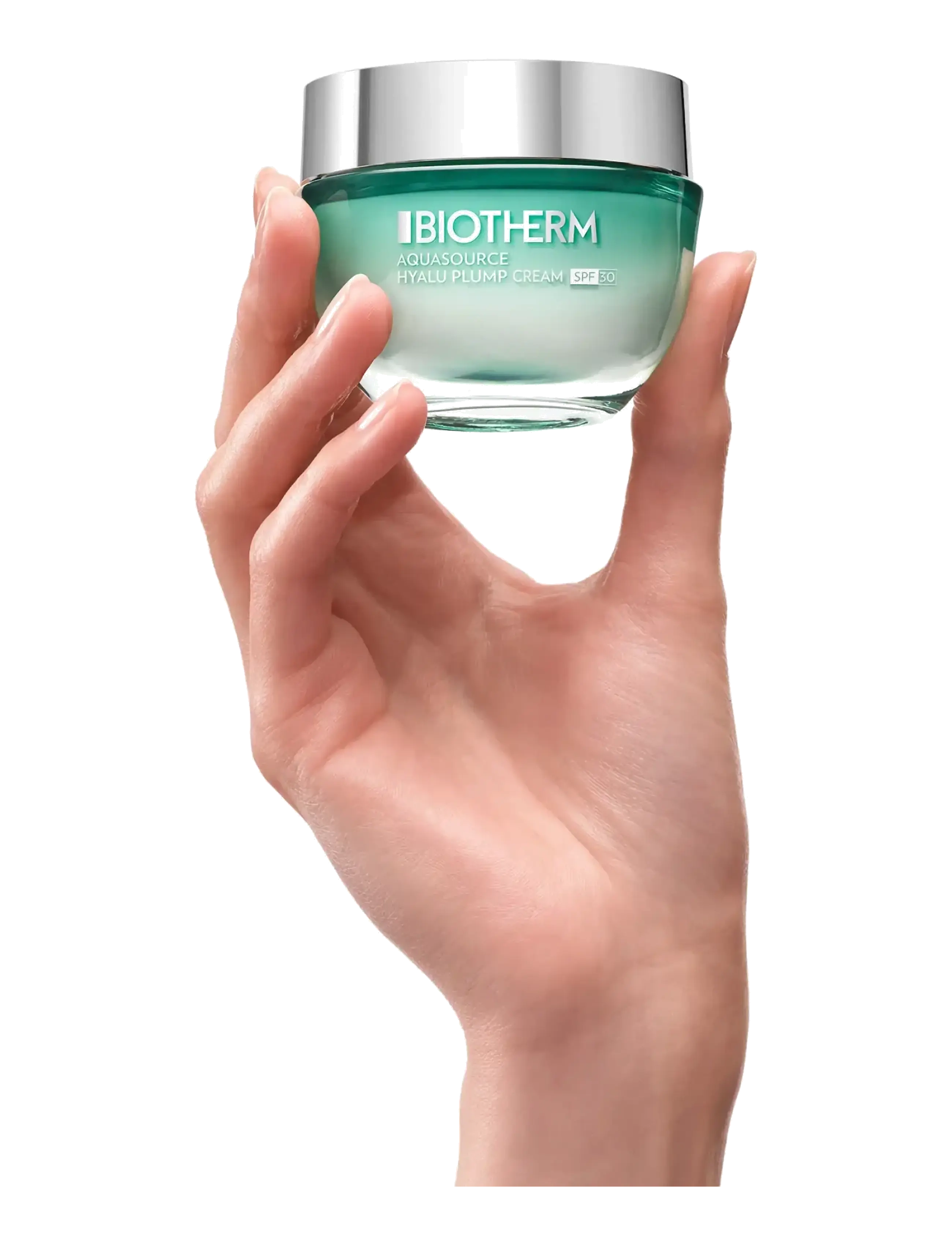 Biotherm - Biotherm Aquasource Hyalu Plump Cream SPF30 - sommarens hudvård  - clear - 2