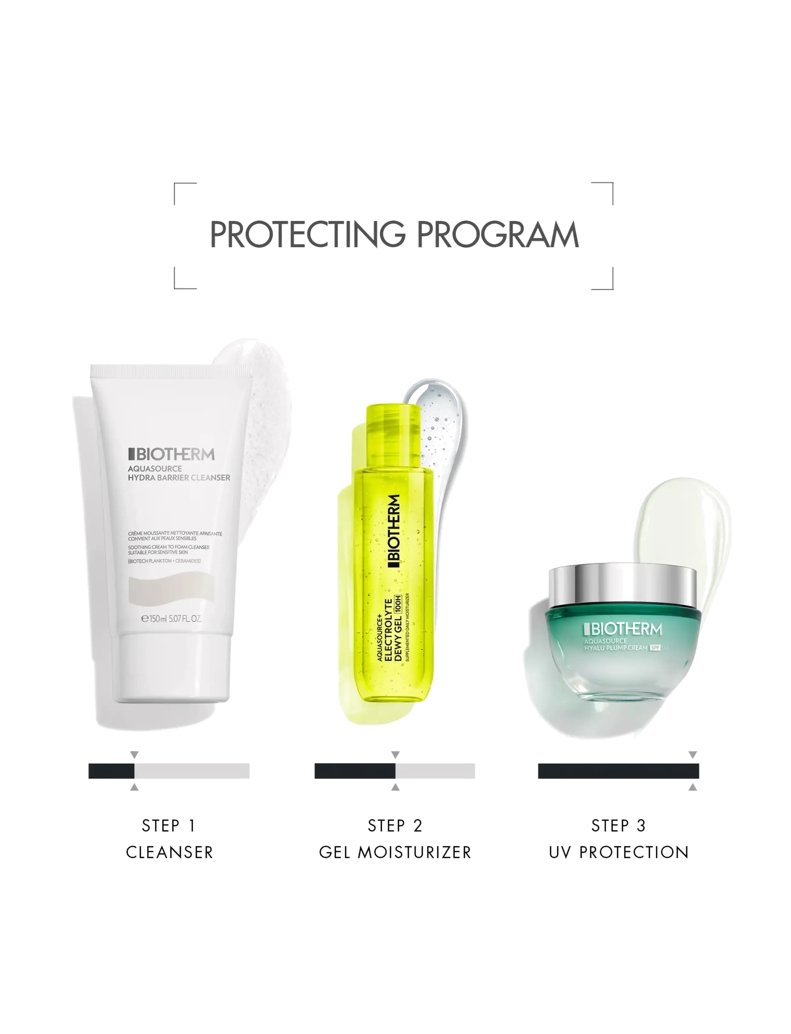 Biotherm - Biotherm Aquasource Hyalu Plump Cream SPF30 - sommarens hudvård  - clear - 4