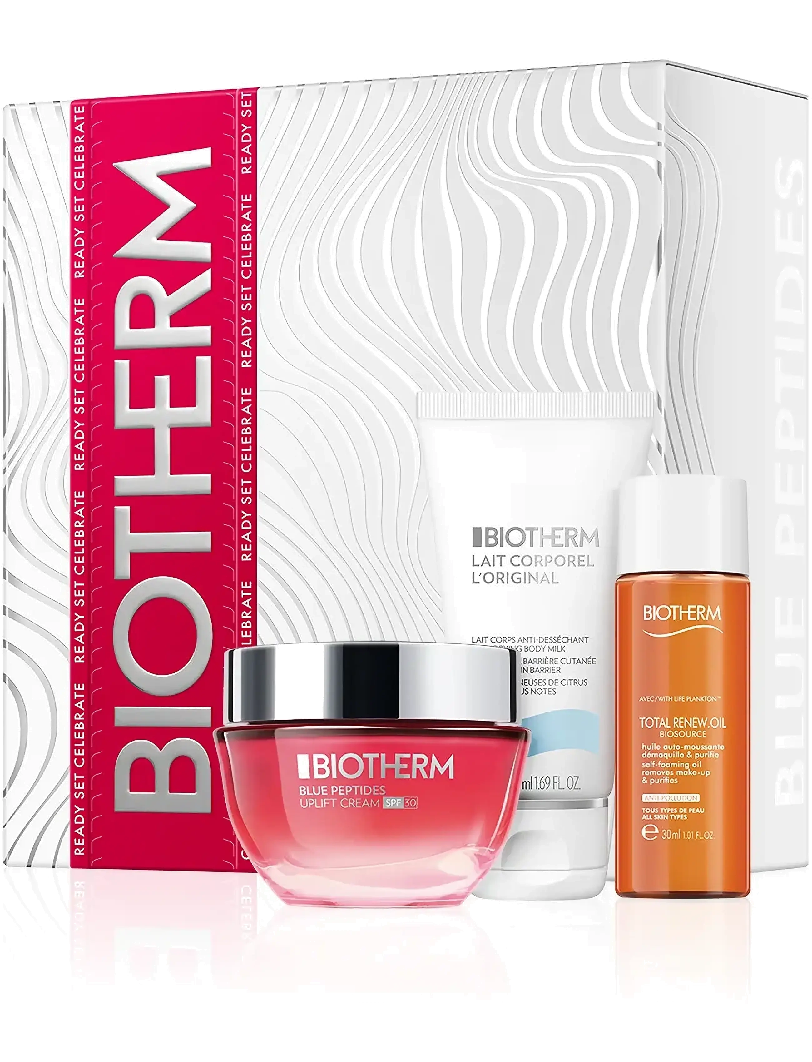 Biotherm Biotherm Blue Peptides Uplift  Cream SPF30 Holiday Set 2025 - Gavesæt - CLEAR / undefined