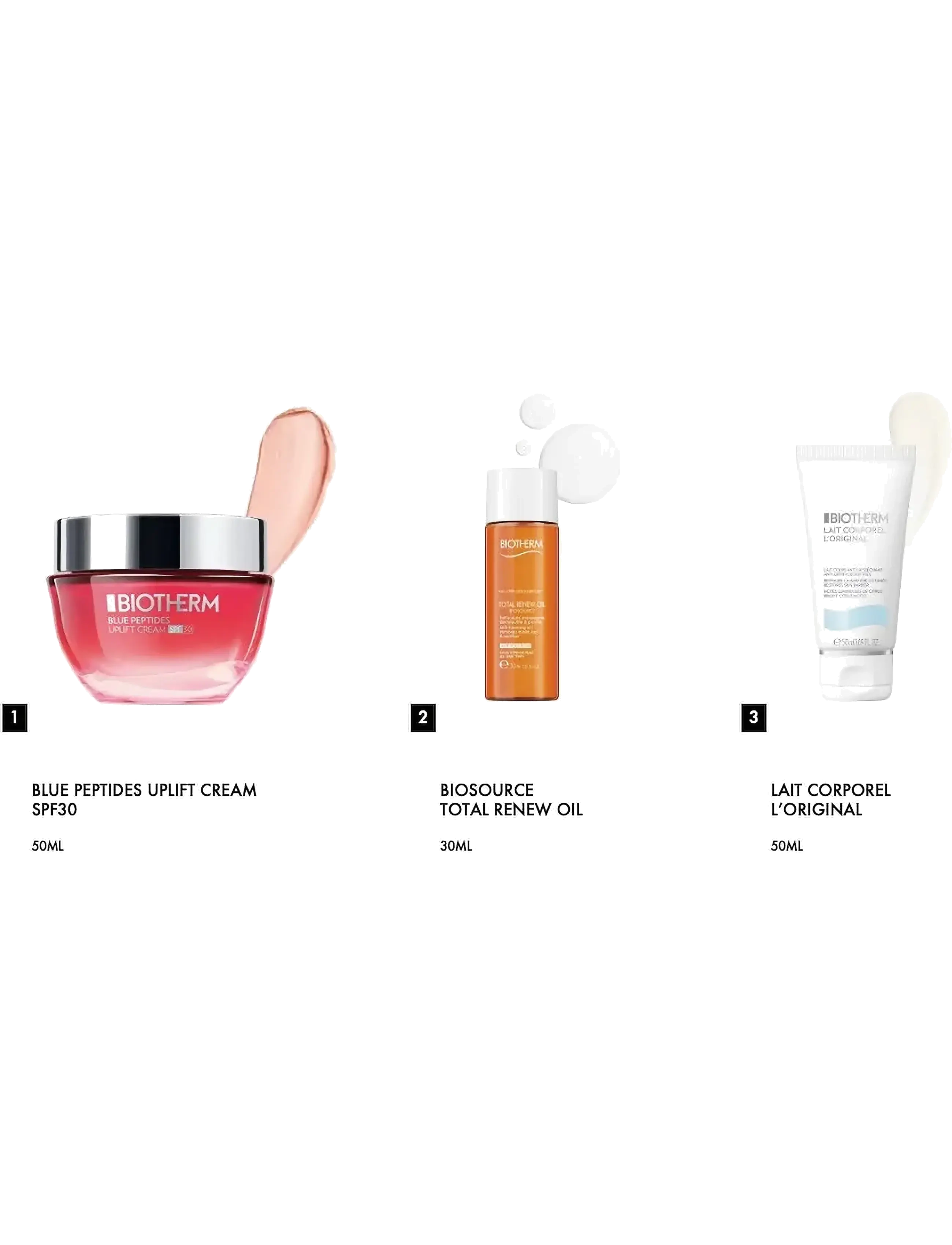 Biotherm - Biotherm Blue Peptides Uplift  Cream SPF30 Holiday Set 2025 - clear - 2