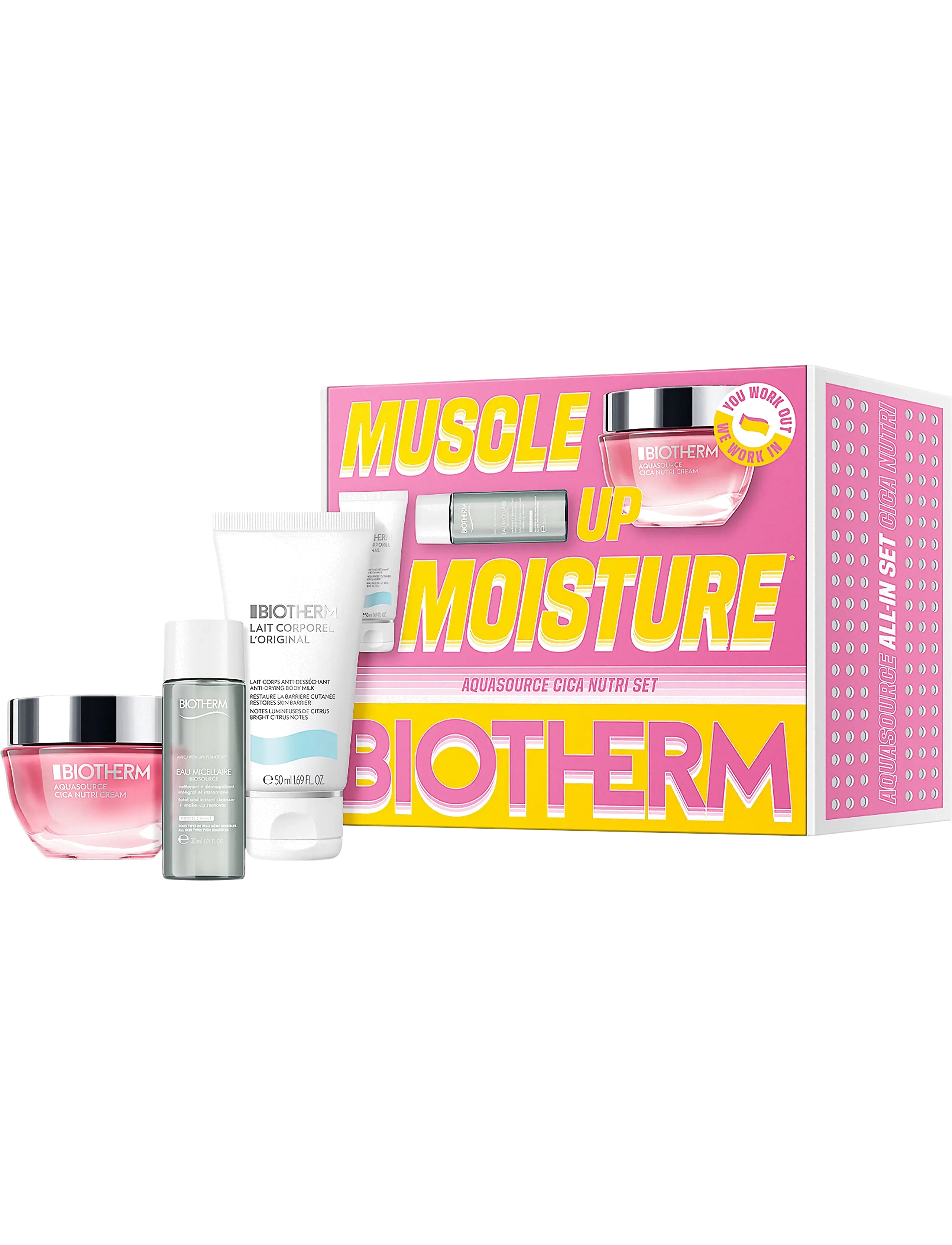 Biotherm Biotherm Aquasource Cica Routine Set 2026, 1 PCE, Nude, Alle Sæt > Hudplejesæt, Dame