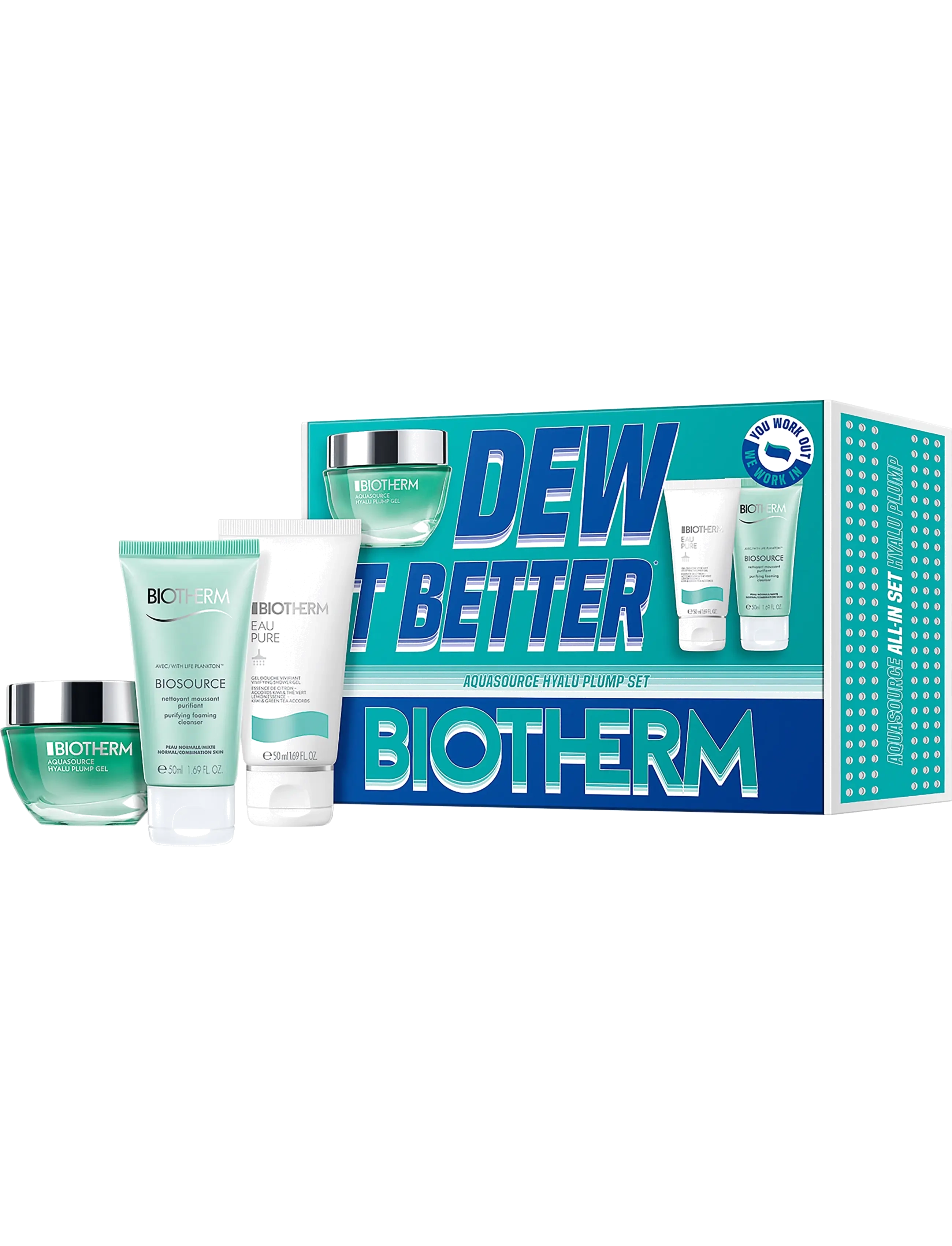 Biotherm Aquasource Hyalu Routine Set 2026, Skincare Sæt, Nude, Str: 1 PCE