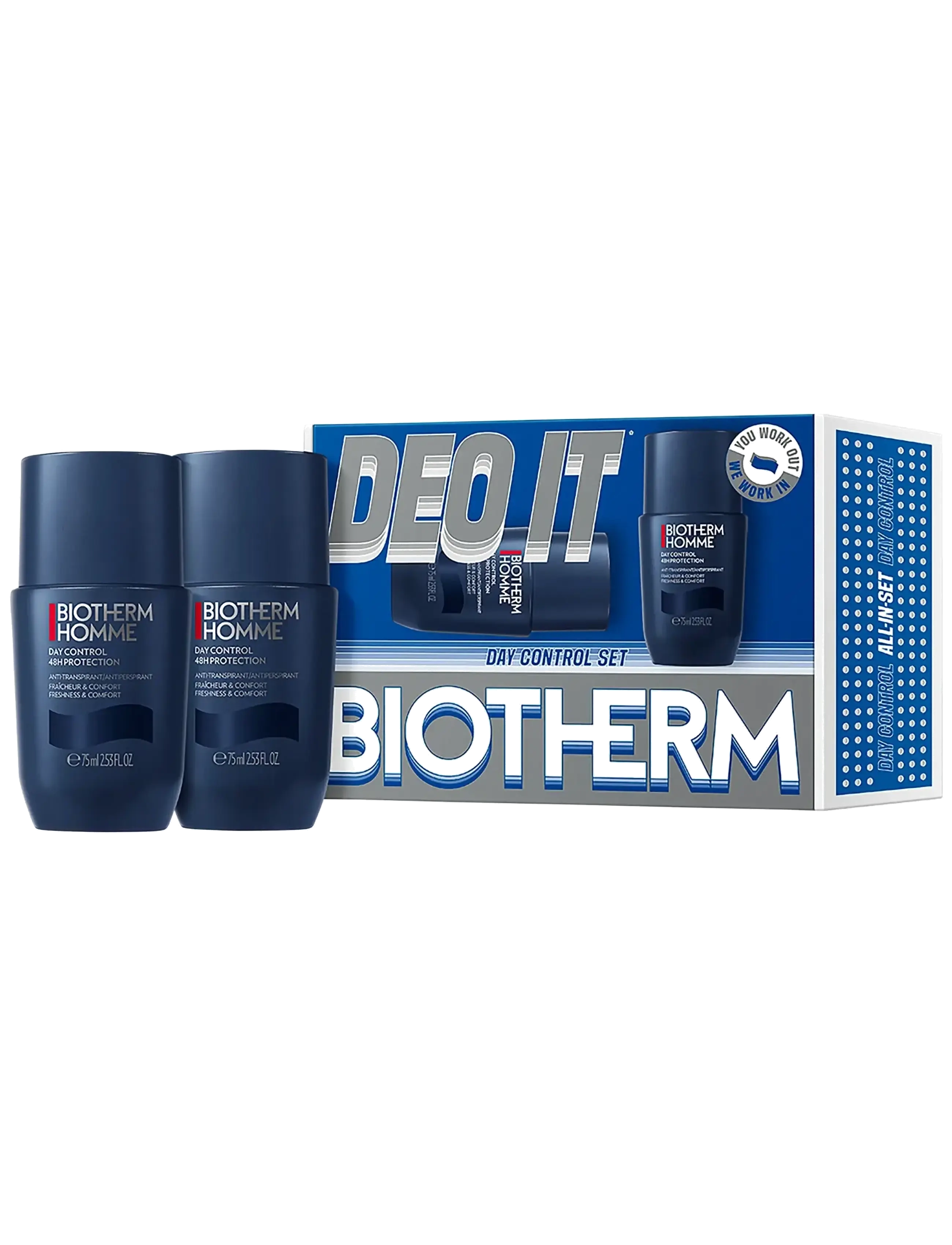 Biotherm Biotherm Duo Deo Day Control 48H Set 2026 - Gavesæt - CLEAR / undefined
