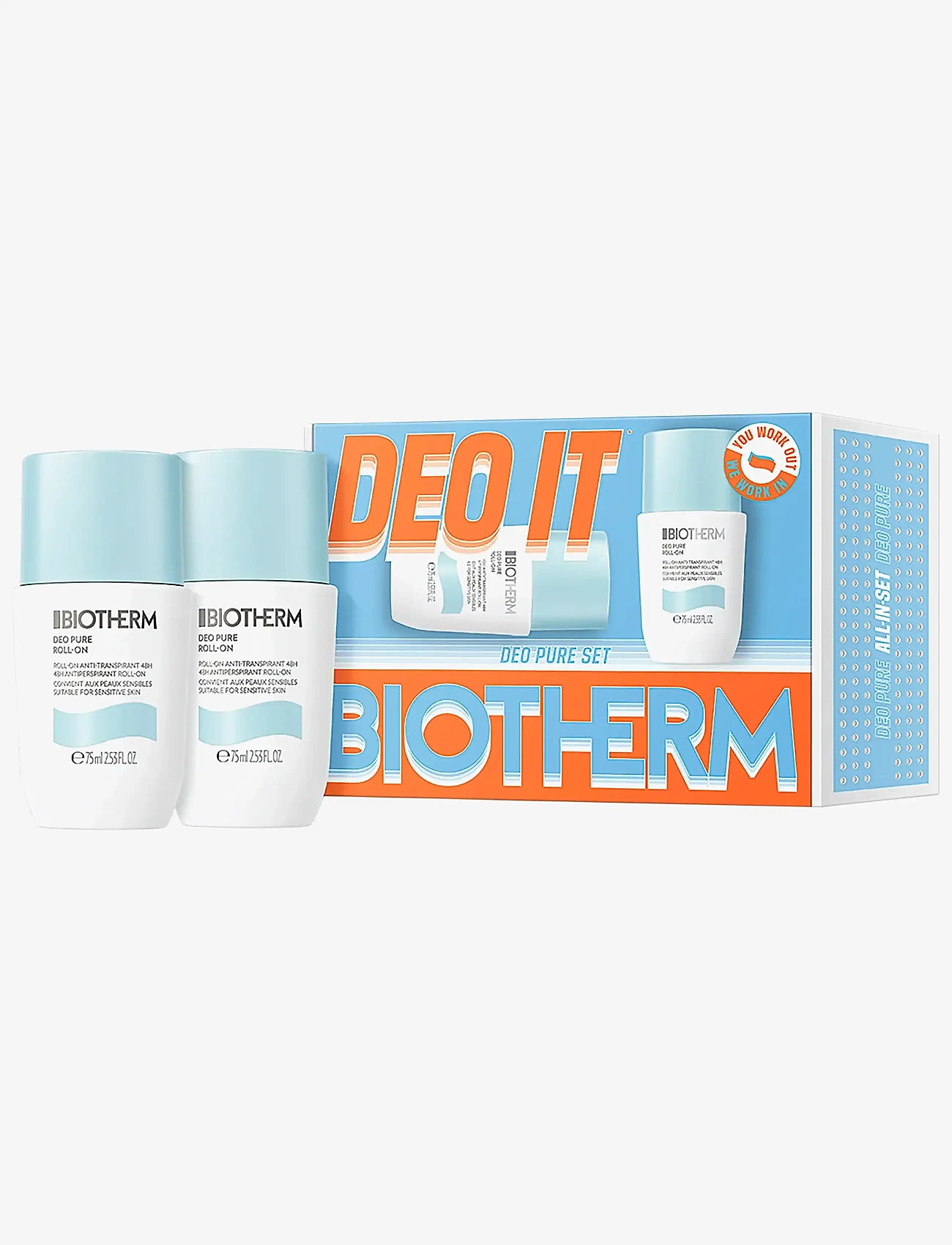 Biotherm - Biotherm Duo Deo Pure Set 2026 - frá 3000-7500 isk - clear - 0