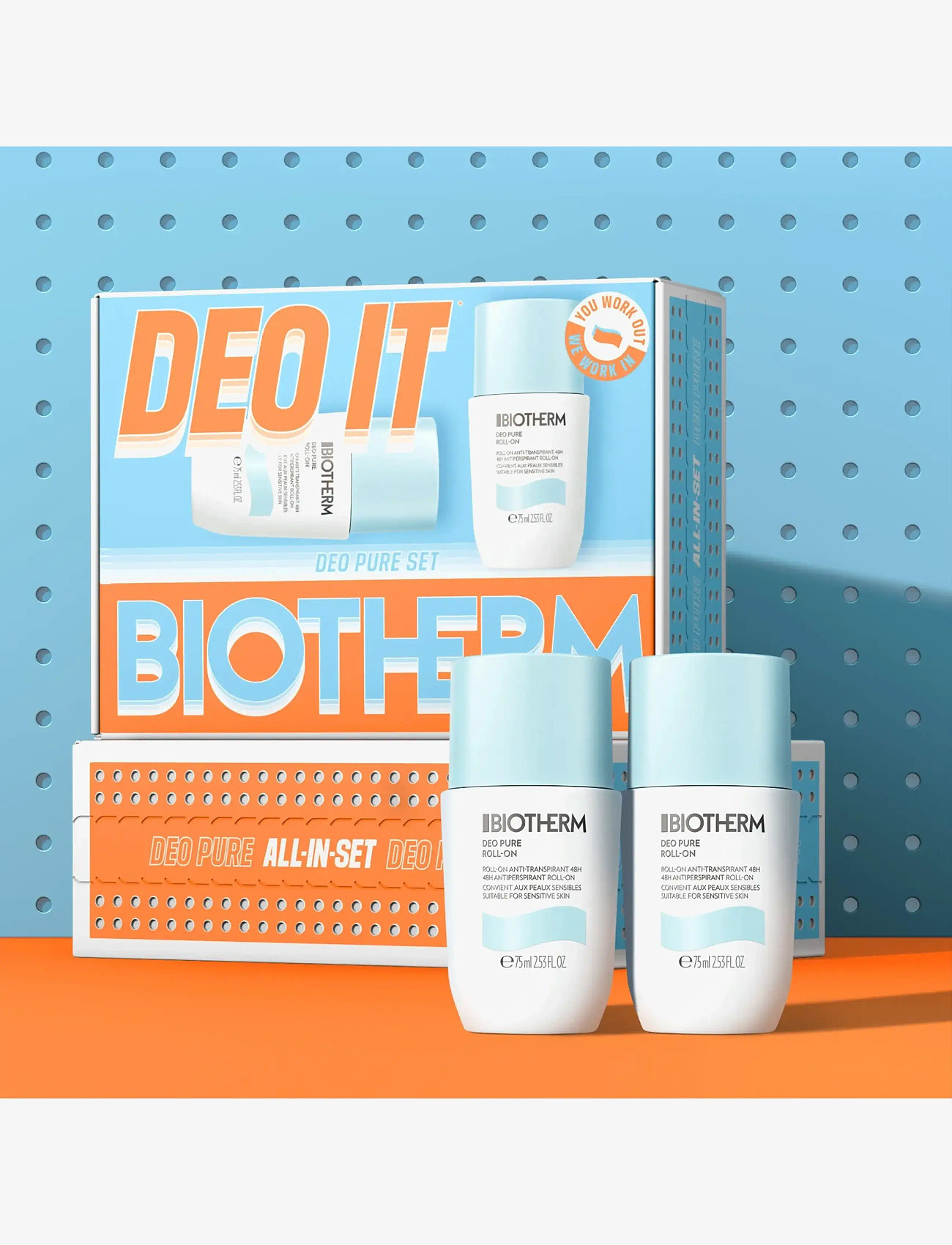 Biotherm - Biotherm Duo Deo Pure Set 2026 - frá 3000-7500 isk - clear - 3