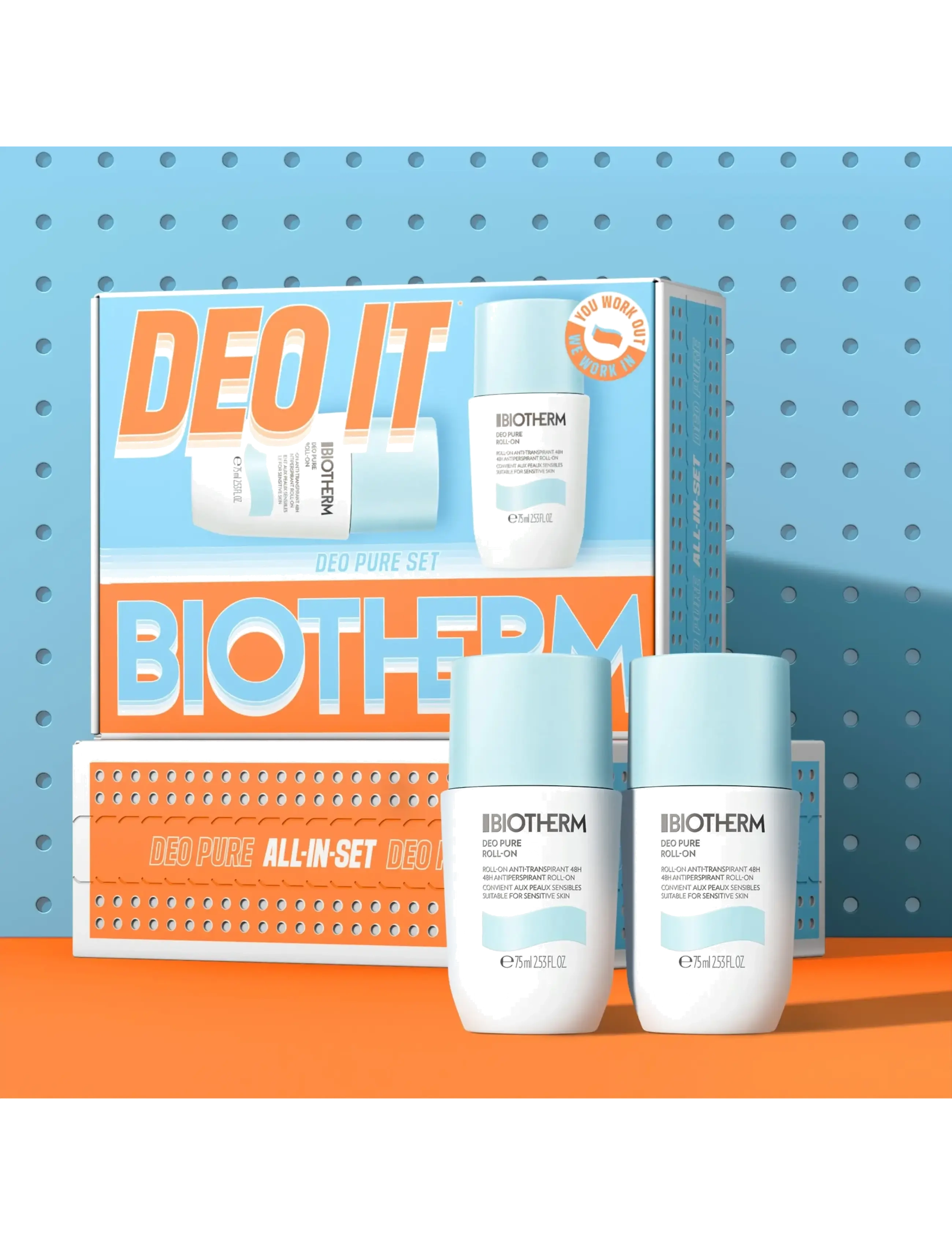 Biotherm - Biotherm Duo Deo Pure Set 2026 - mellem 200-500 kr - clear - 3