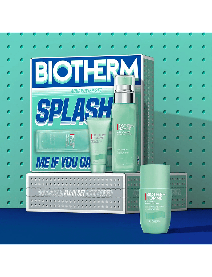 Biotherm - Biotherm Aquapower Set 2026 - til ham - clear - 3