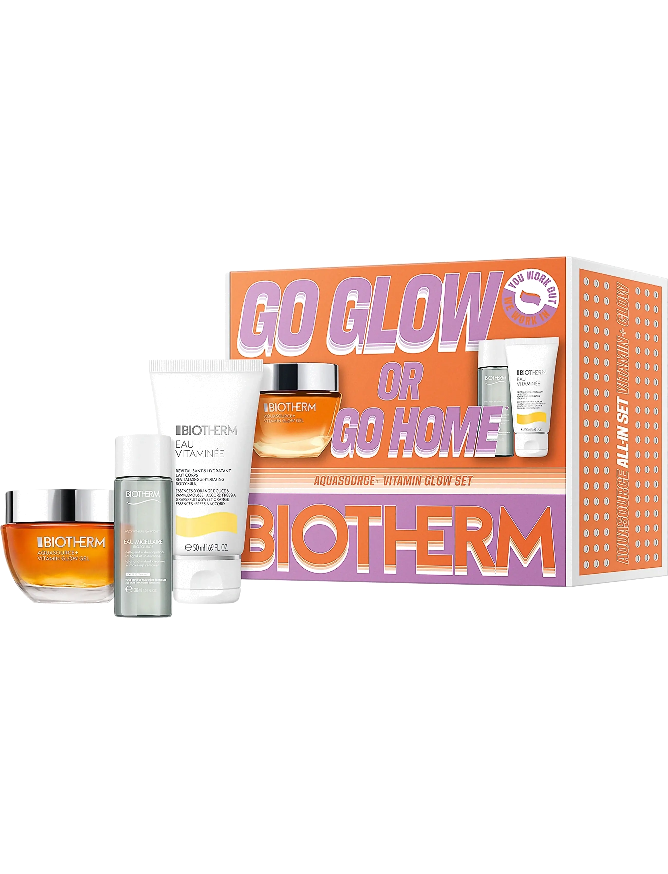 Biotherm Aquasource Vitamin Glow Set 2026, Skincare Sæt, Nude, Str: 1 PCE
