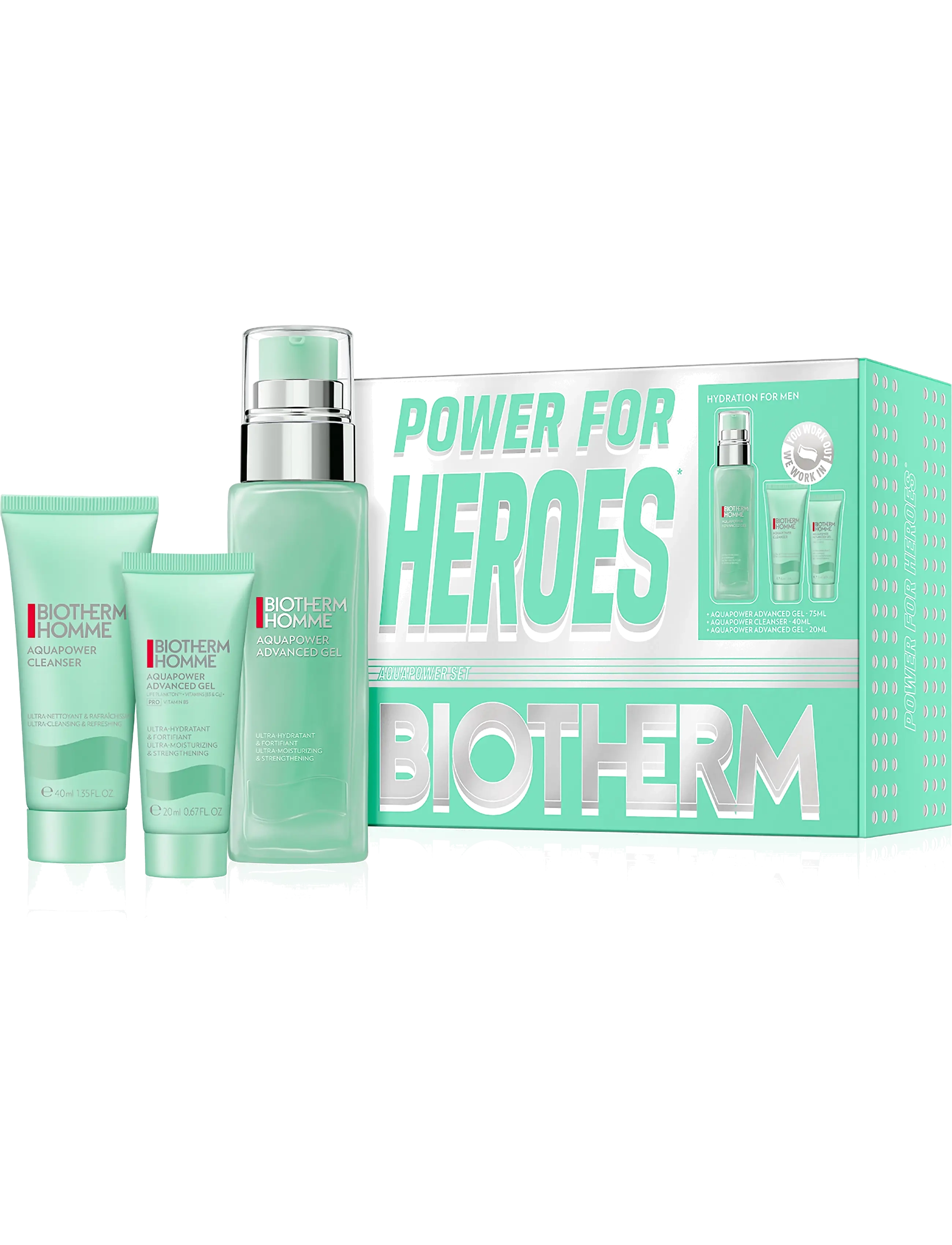 Biotherm Biotherm Aquapower Men Holiday Set 2026 - Til ham - CLEAR / undefined