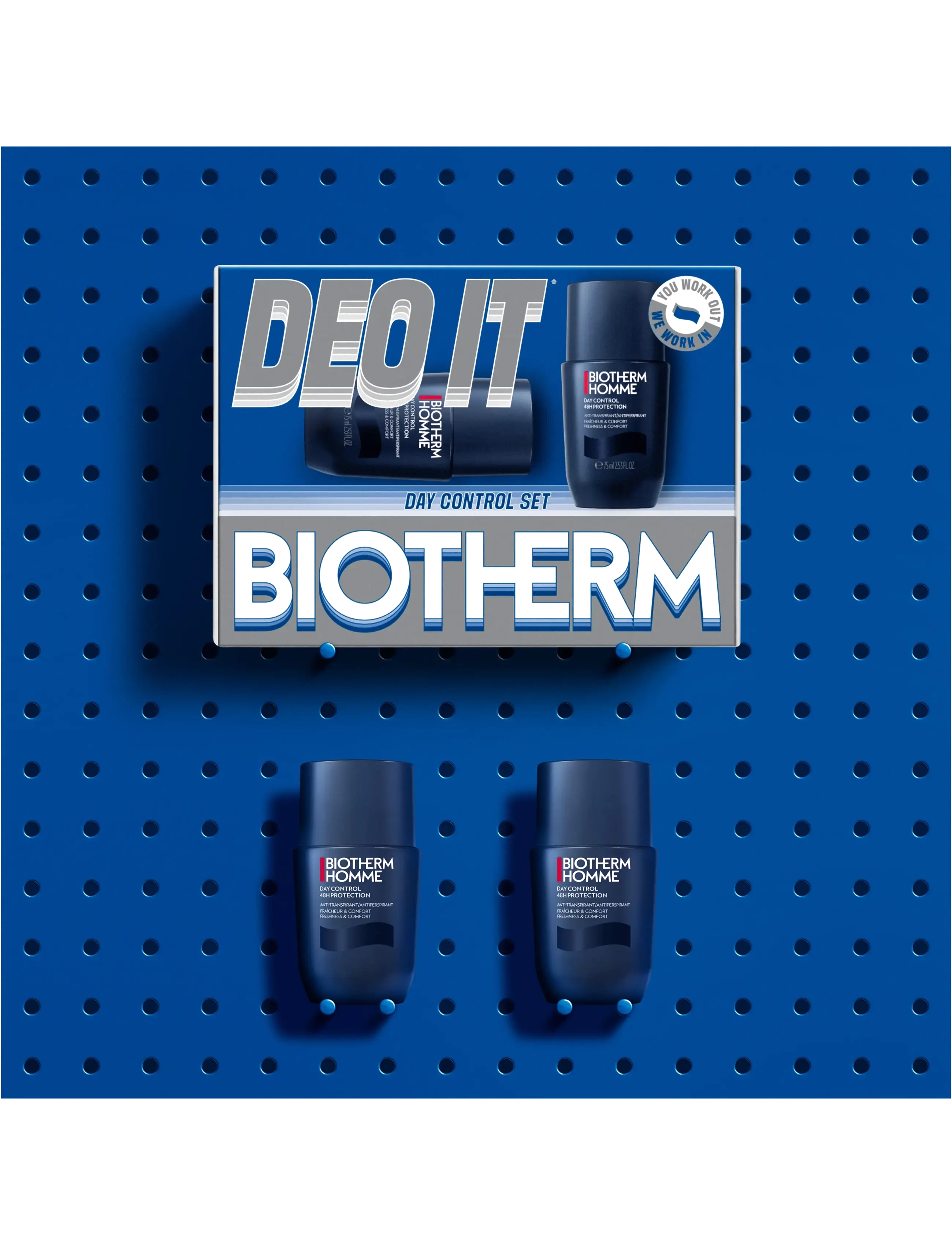 Biotherm - Biotherm Duo Deo Day Control 48H Set 2026 - gåvoset - clear - 1