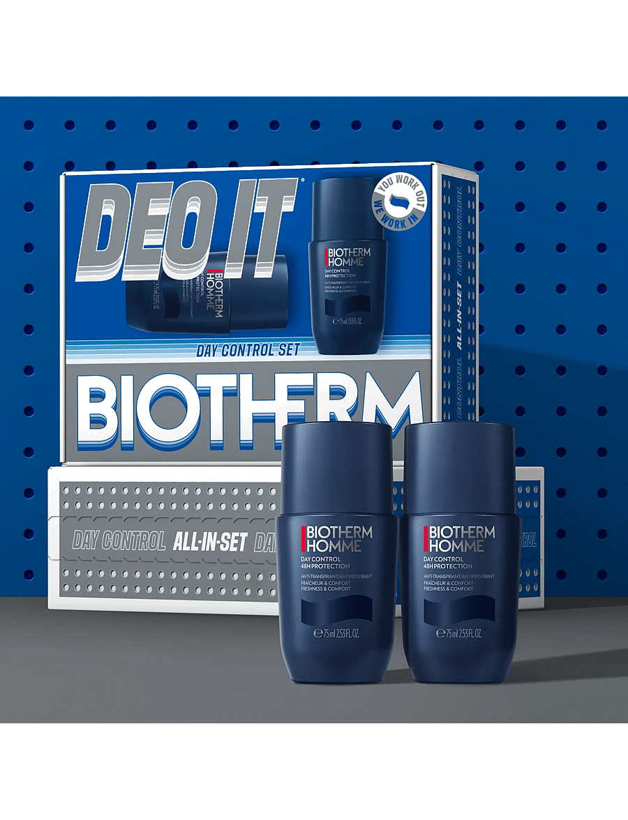 Biotherm - Biotherm Duo Deo Day Control 48H Set 2026 - gåvoset - clear - 3