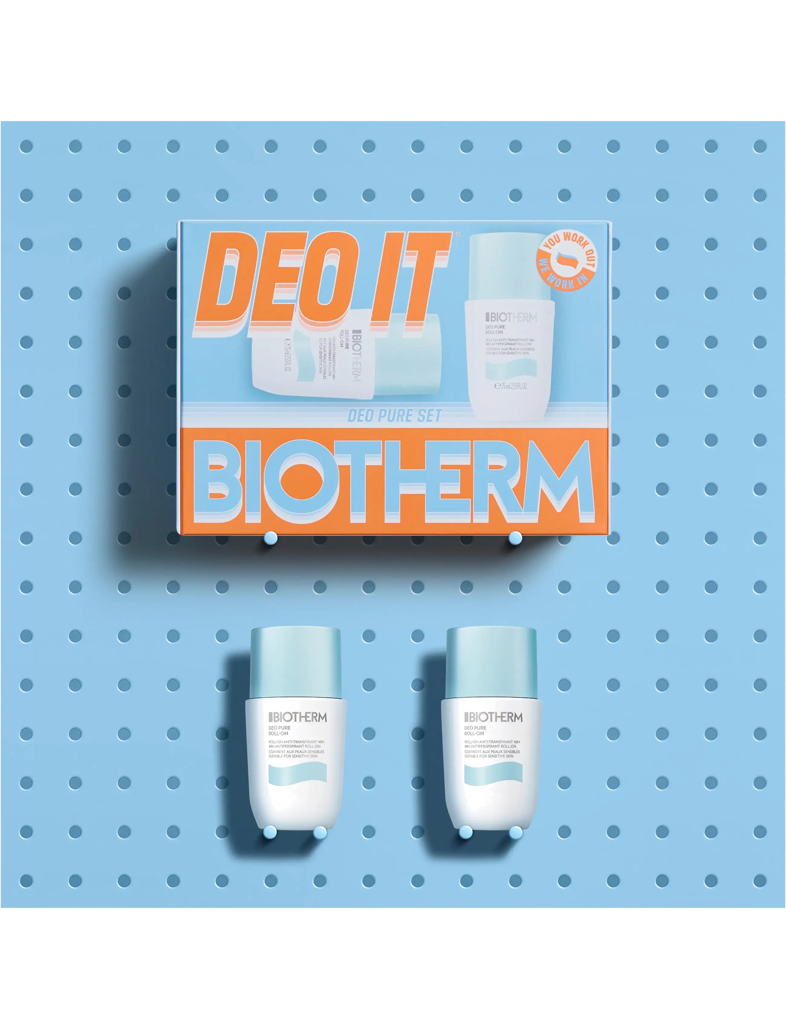 Biotherm - Biotherm Duo Deo Pure Set 2026 - til hende - clear - 1